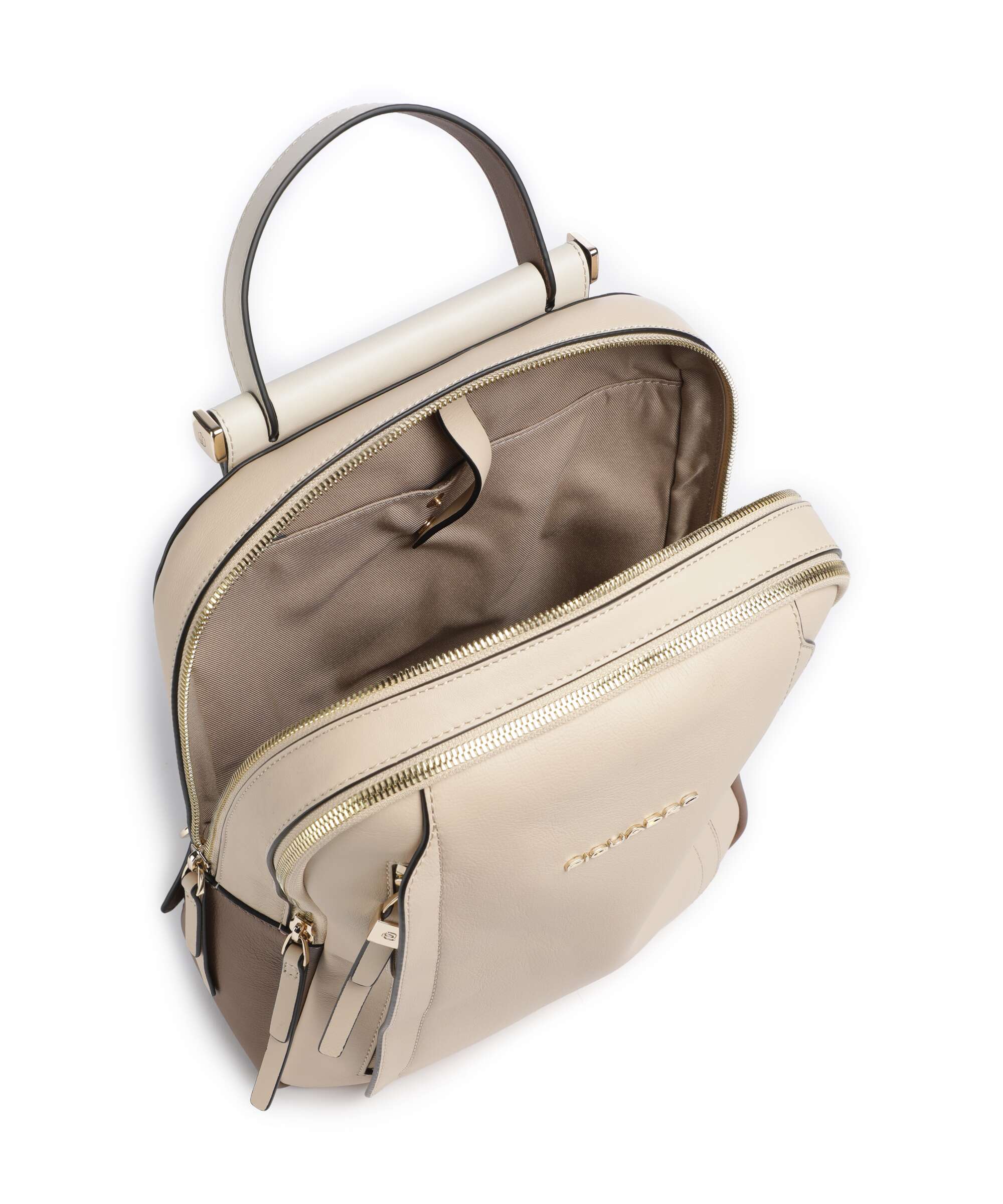 Piquadro Circle Plecak beige/cuoio - Image 5