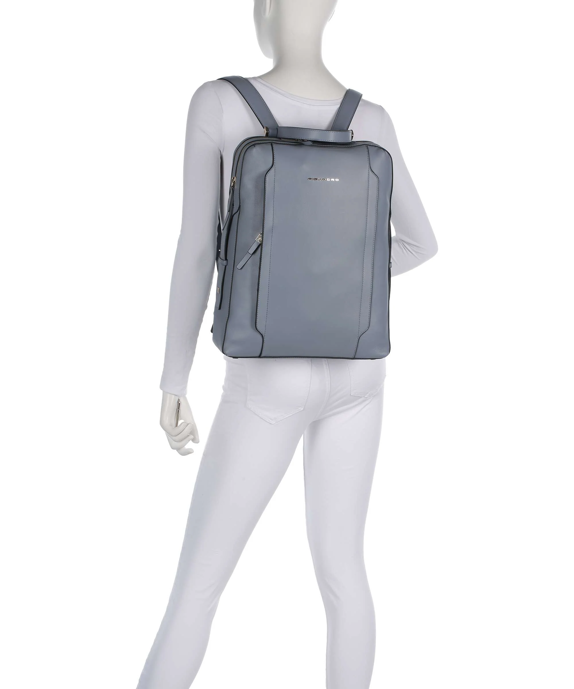 Piquadro Circle Plecak light blue - Image 3
