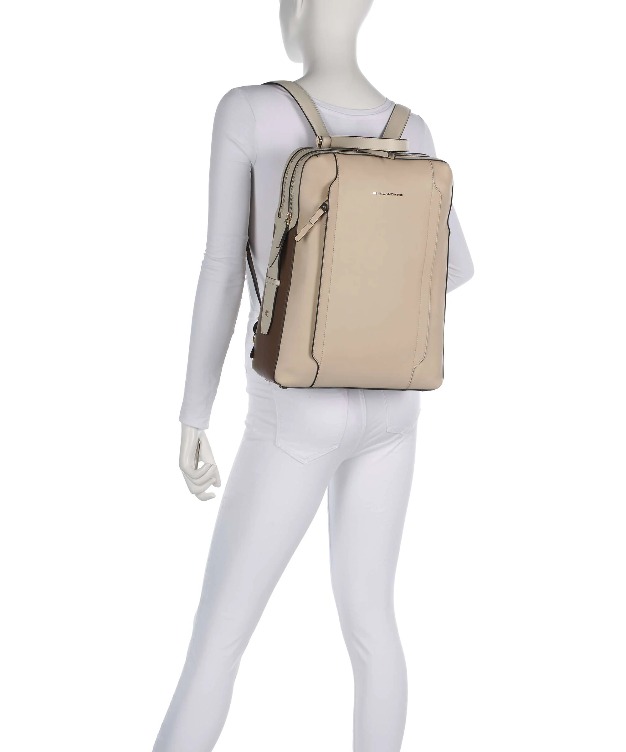 Piquadro Circle Plecak beige/cuoio - Image 3