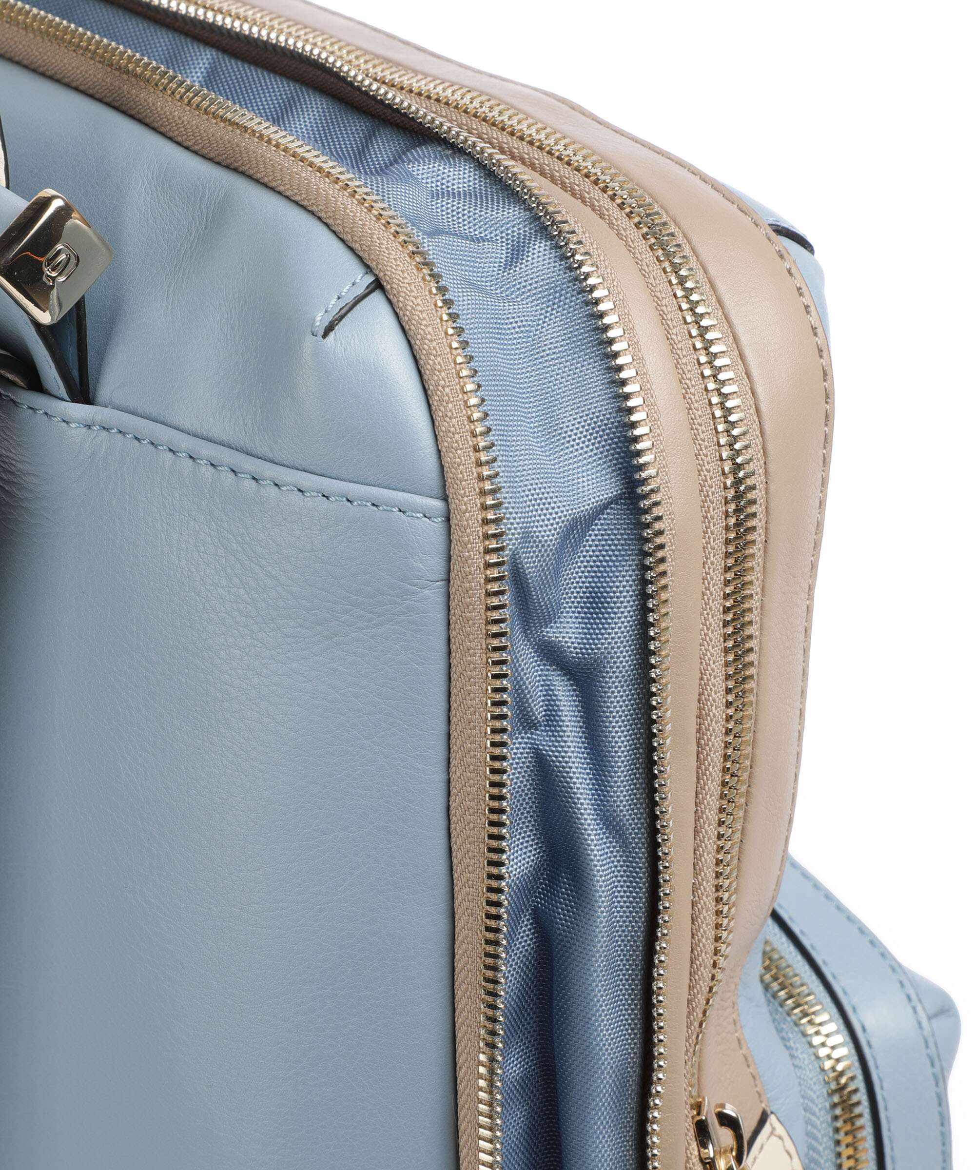 Piquadro Circle Plecak na laptopa light blue/beige - Image 4