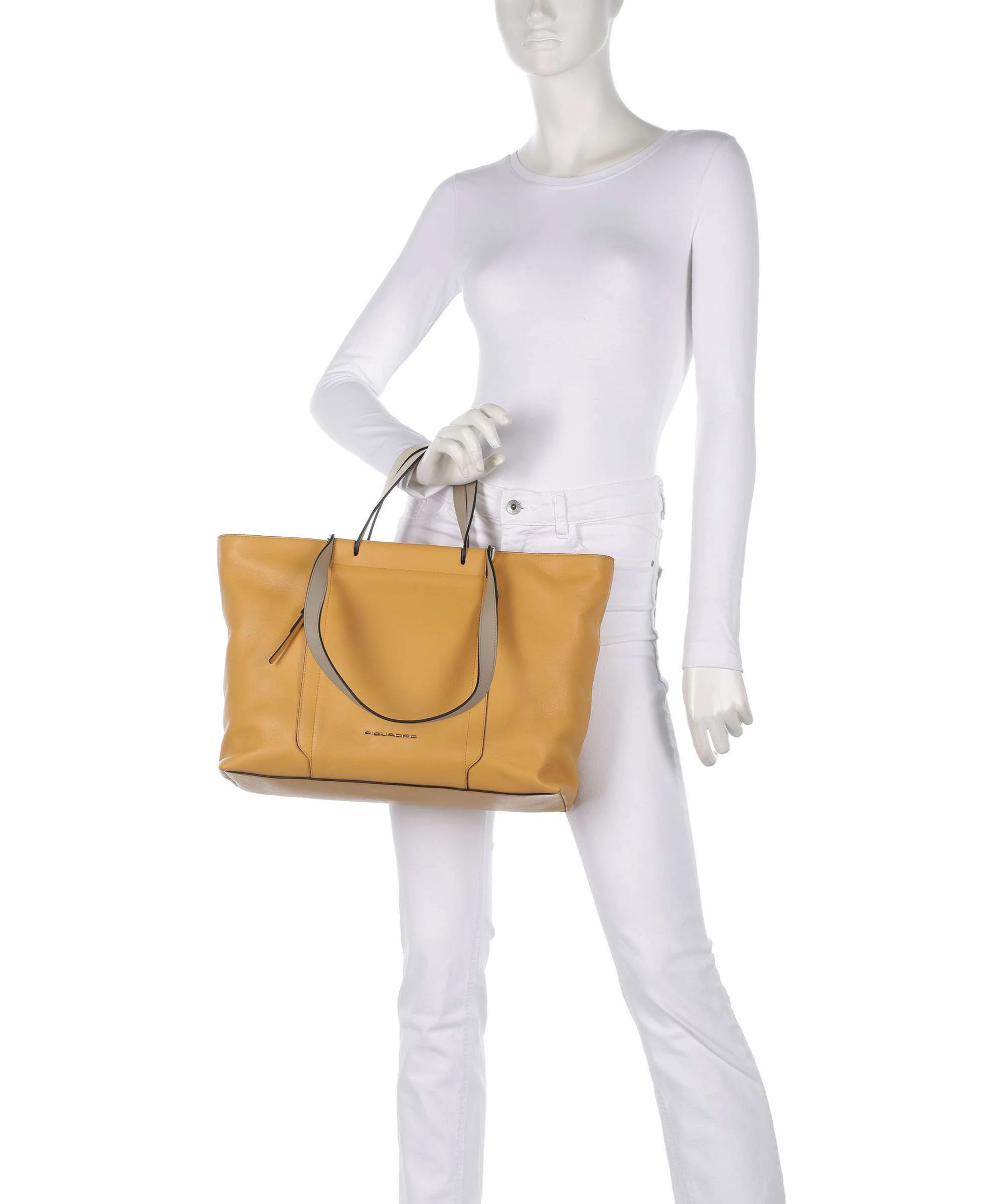 Piquadro Circle Torba na zakupy yellow/beige - Image 3