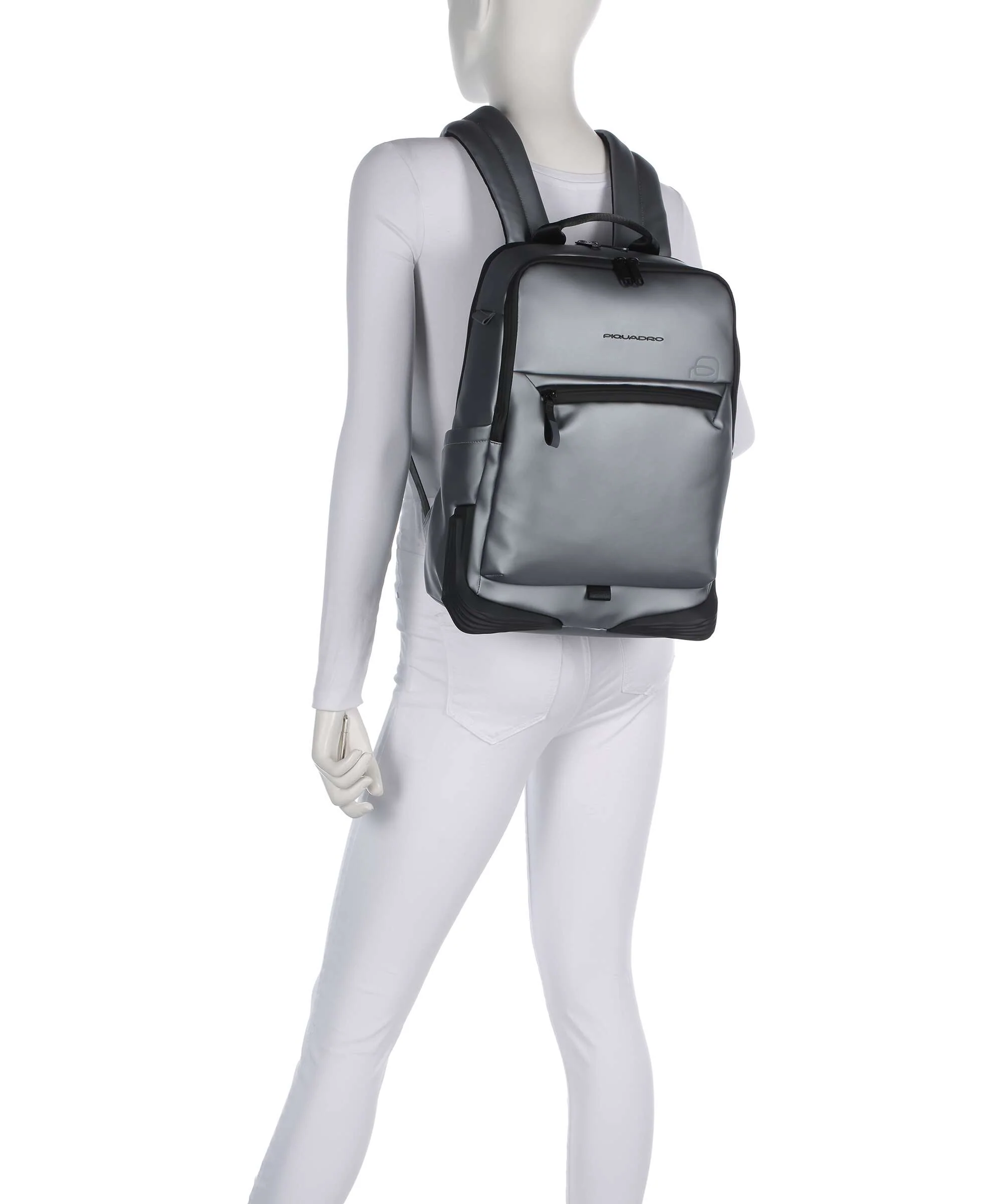 Piquadro Corner 2.0 Plecak metal grey - Image 3