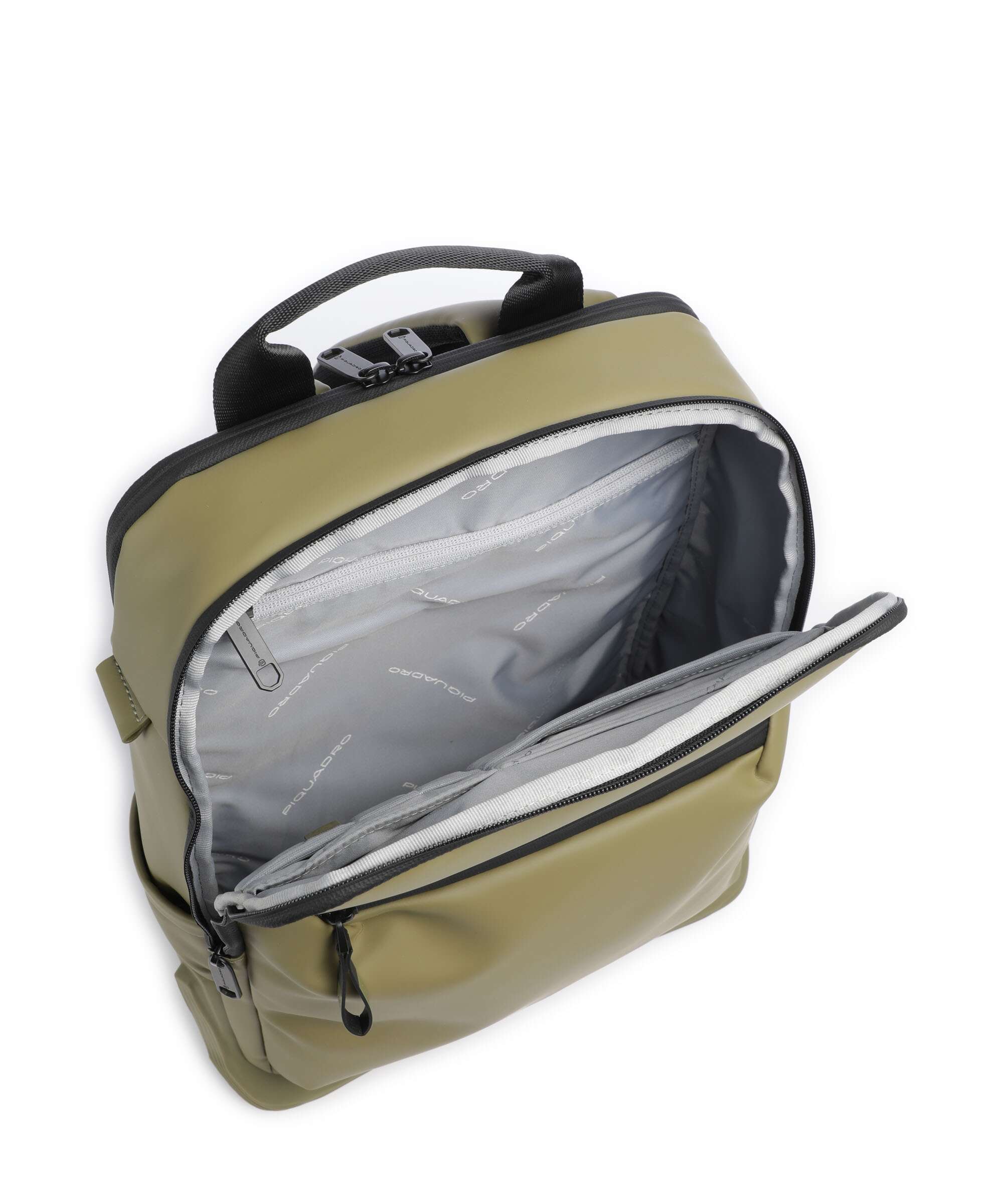 Piquadro Corner 2.0 Plecak light green - Image 7