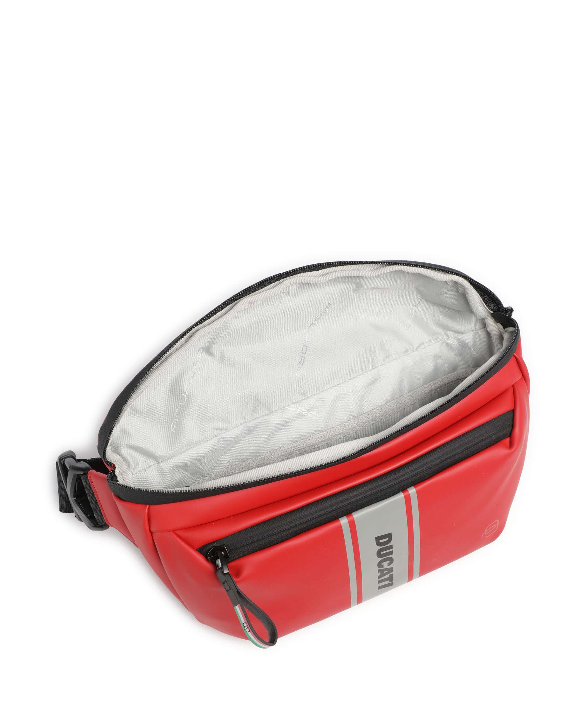 Piquadro Ducati C2OWD Saszetka nerka rosso - Image 7
