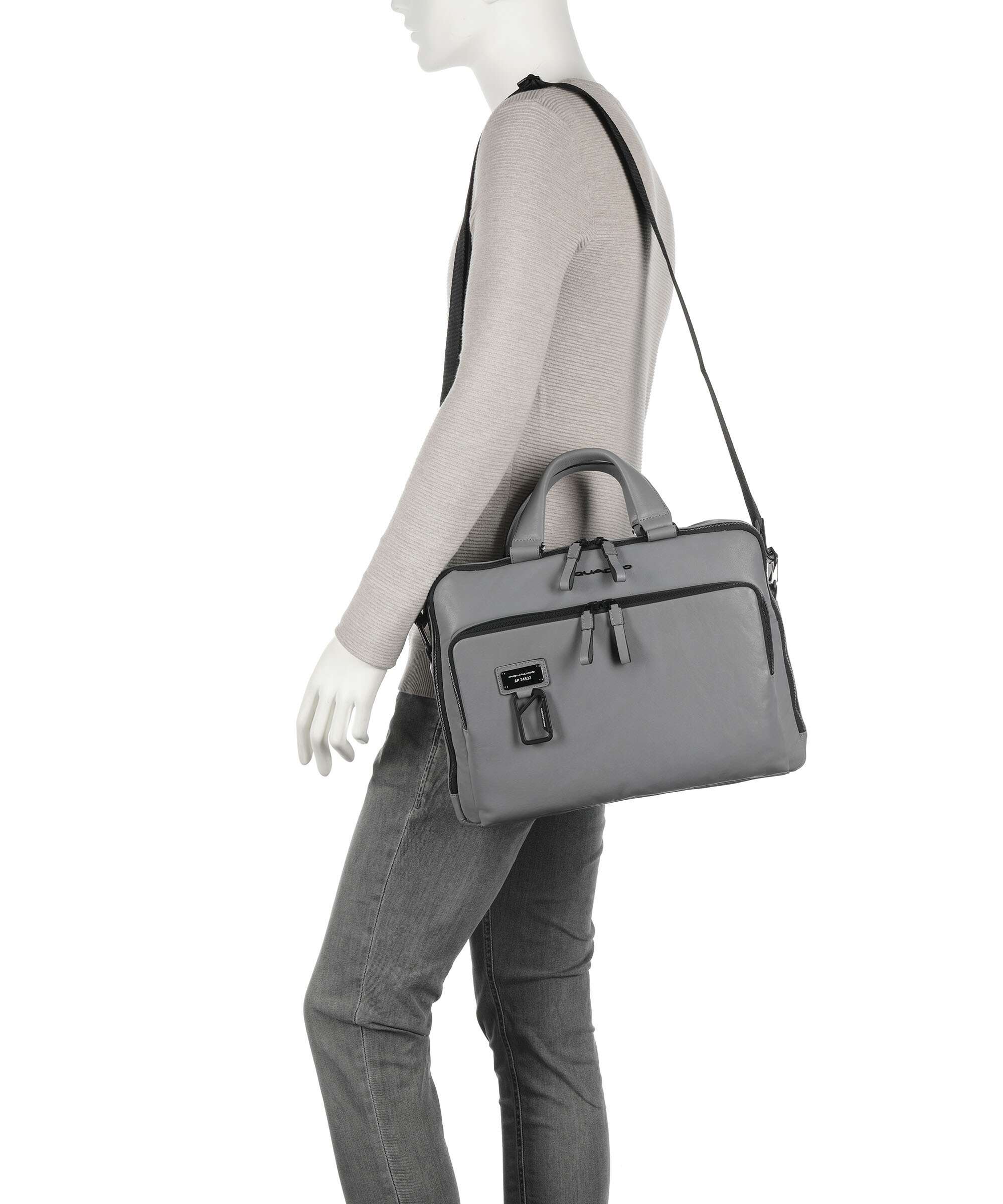 Piquadro Harper Aktówka grigio - Image 4