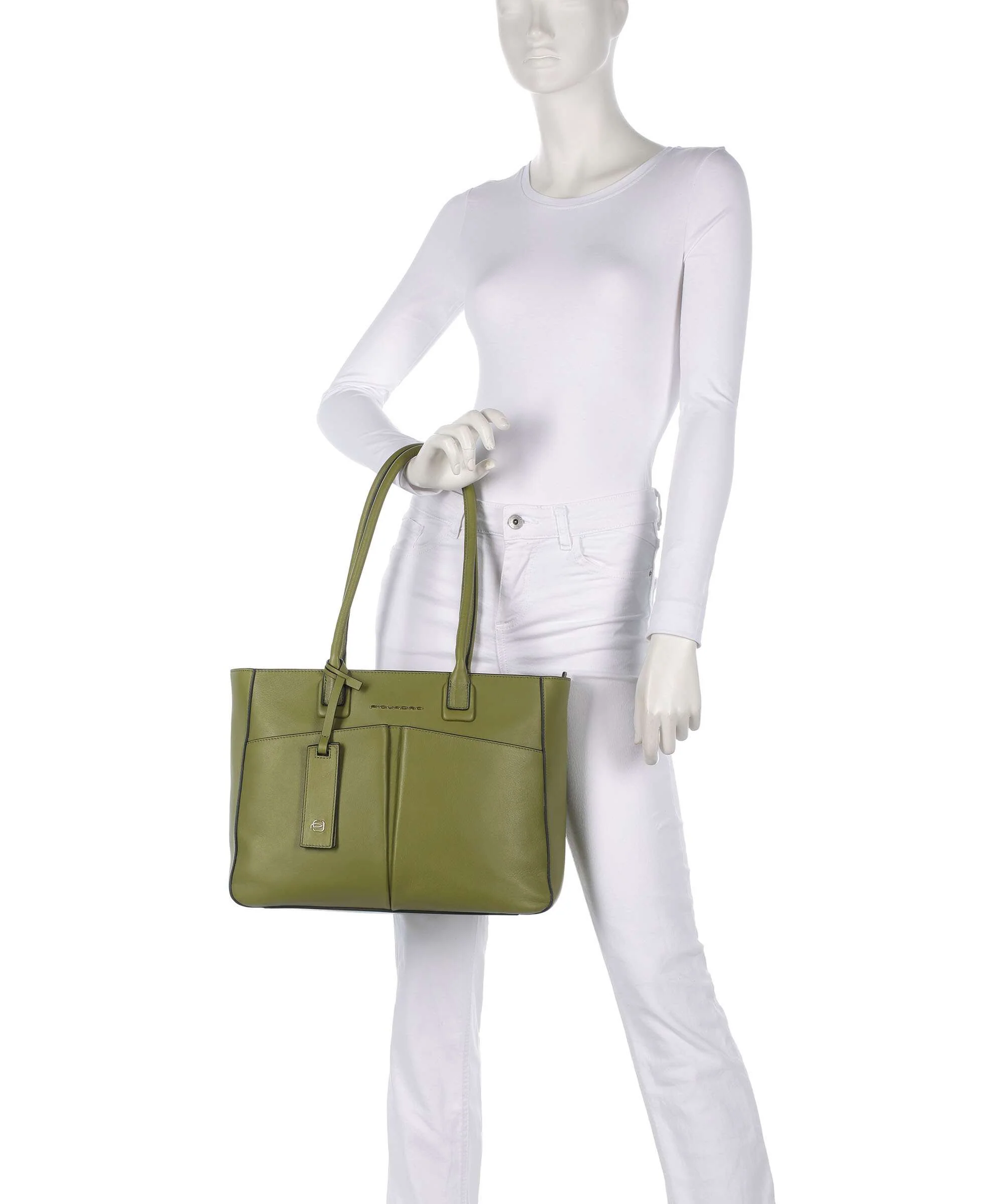 Piquadro Nevet Torba na zakupy green - Image 3