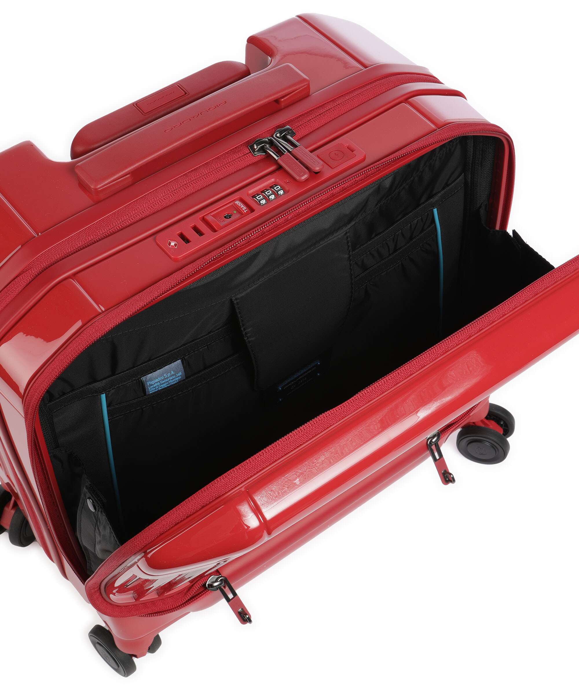 Piquadro PQ-LM Aktówka na kołach red - Image 4