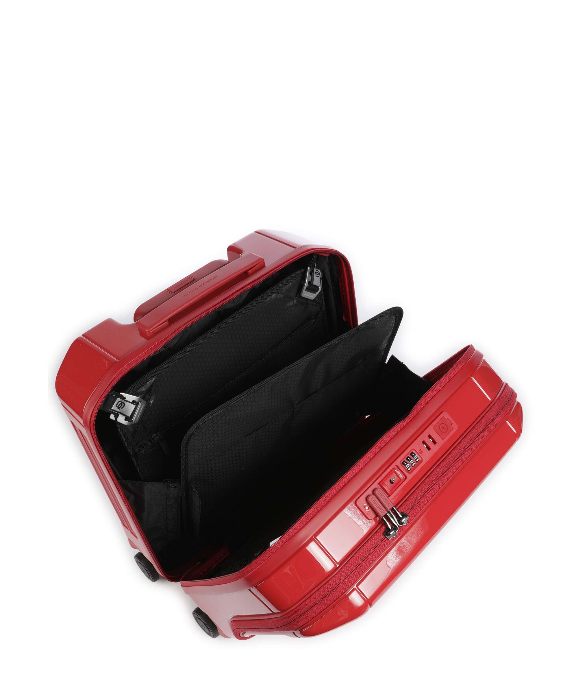 Piquadro PQ-LM Aktówka na kołach red - Image 6