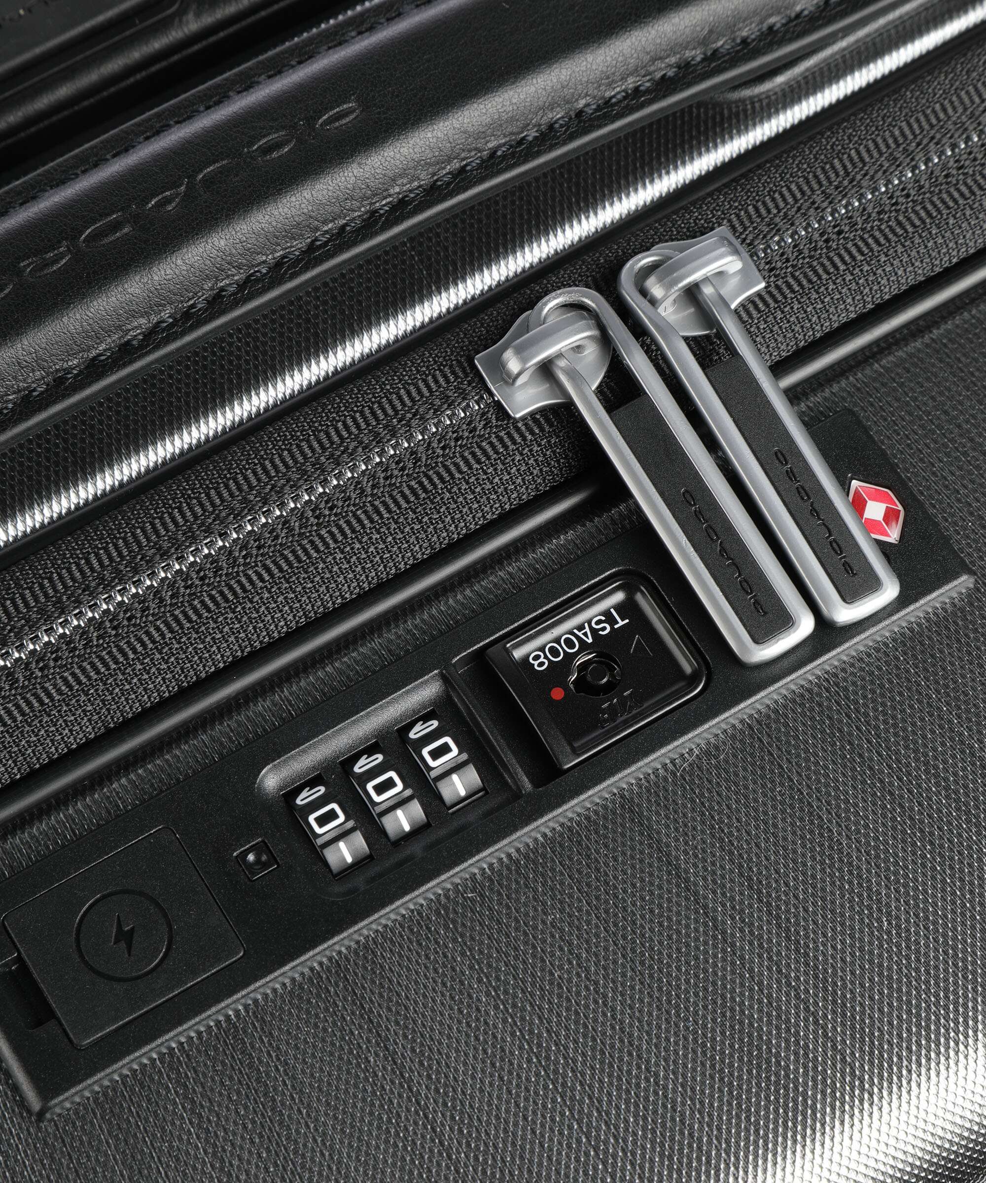 Piquadro PQL-Premium Walizka na 4 kołach grey/black - Image 3