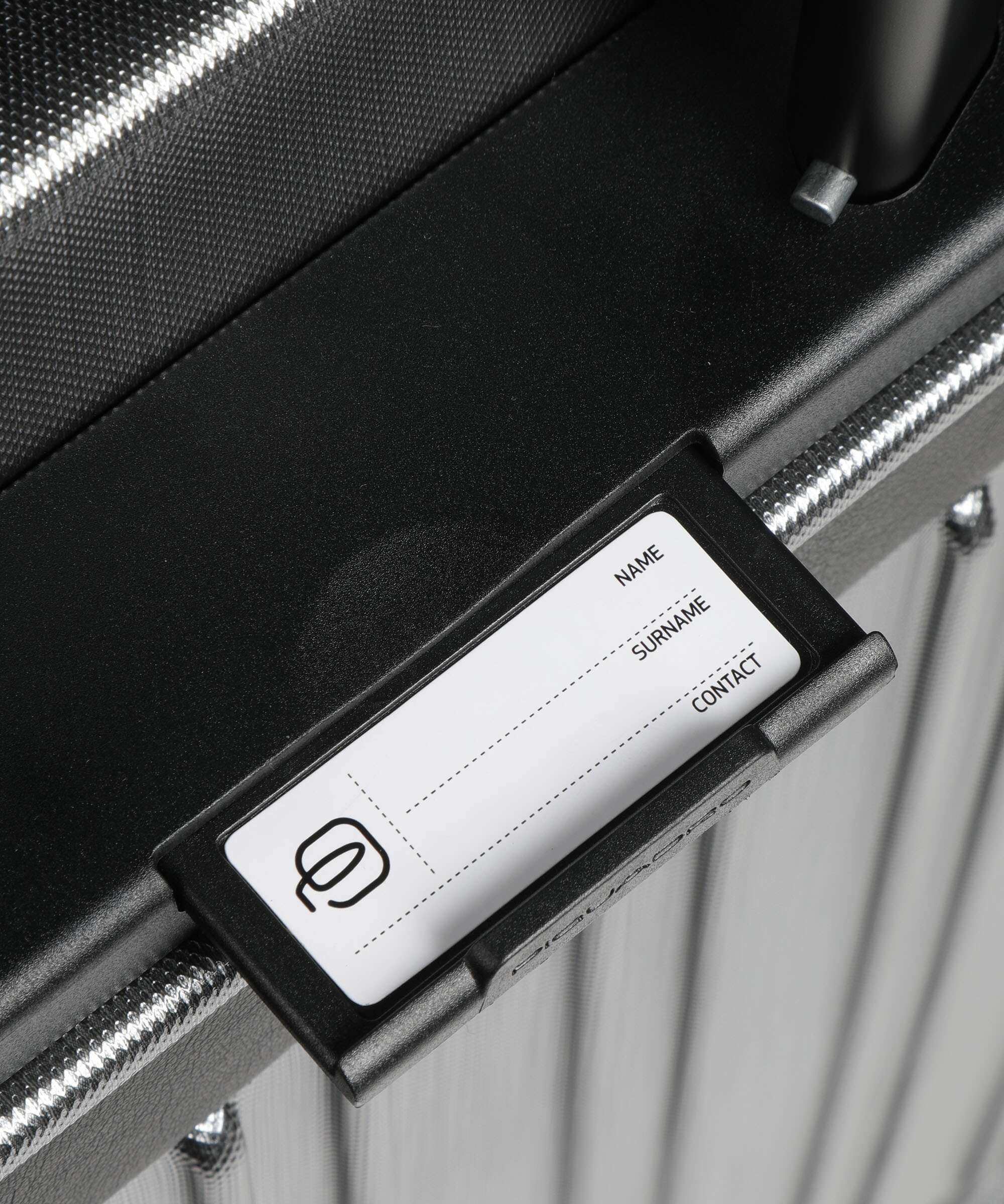 Piquadro PQL-Premium Walizka na 4 kołach grey/black - Image 4