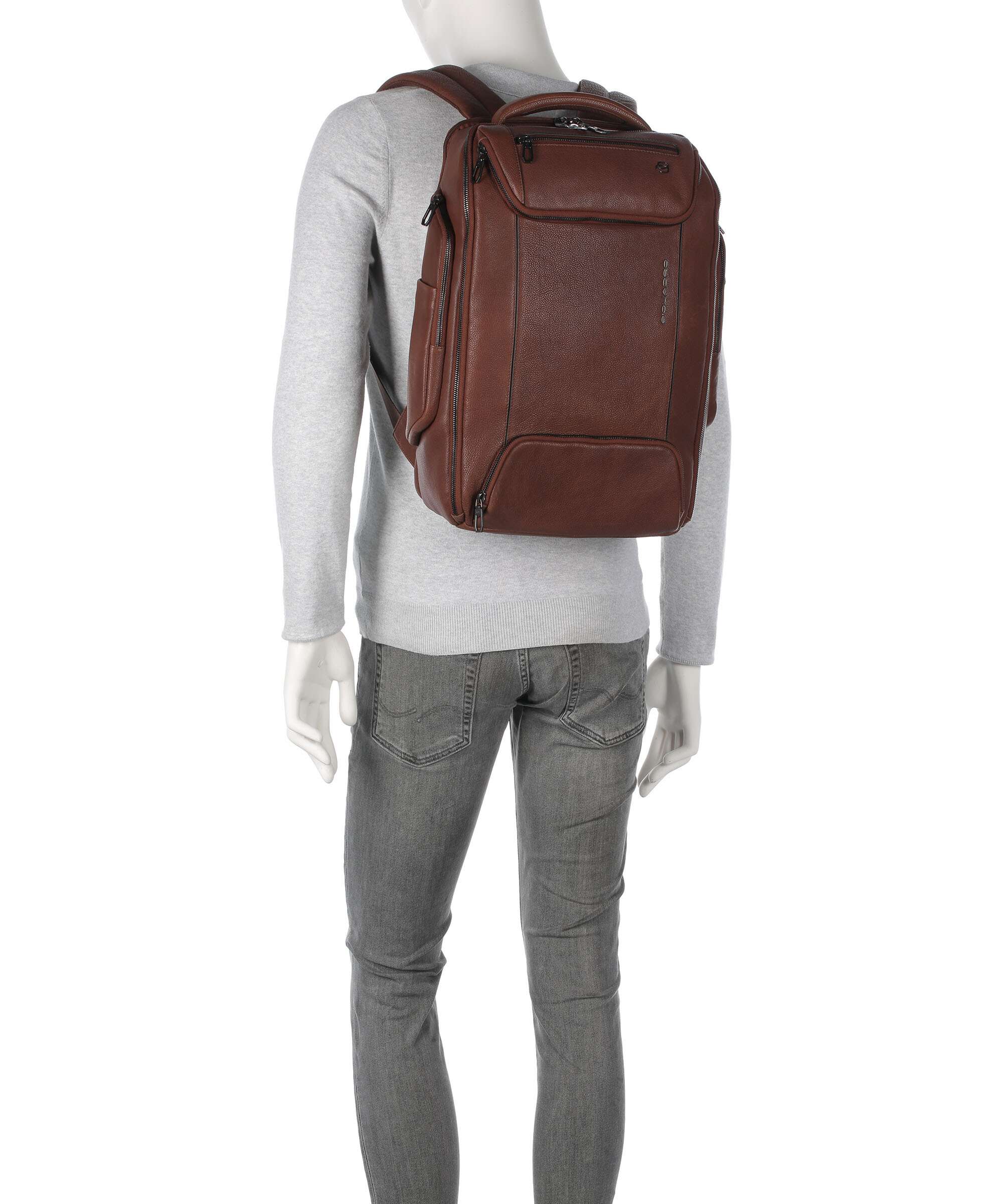 Piquadro S134 Plecak brown - Image 4