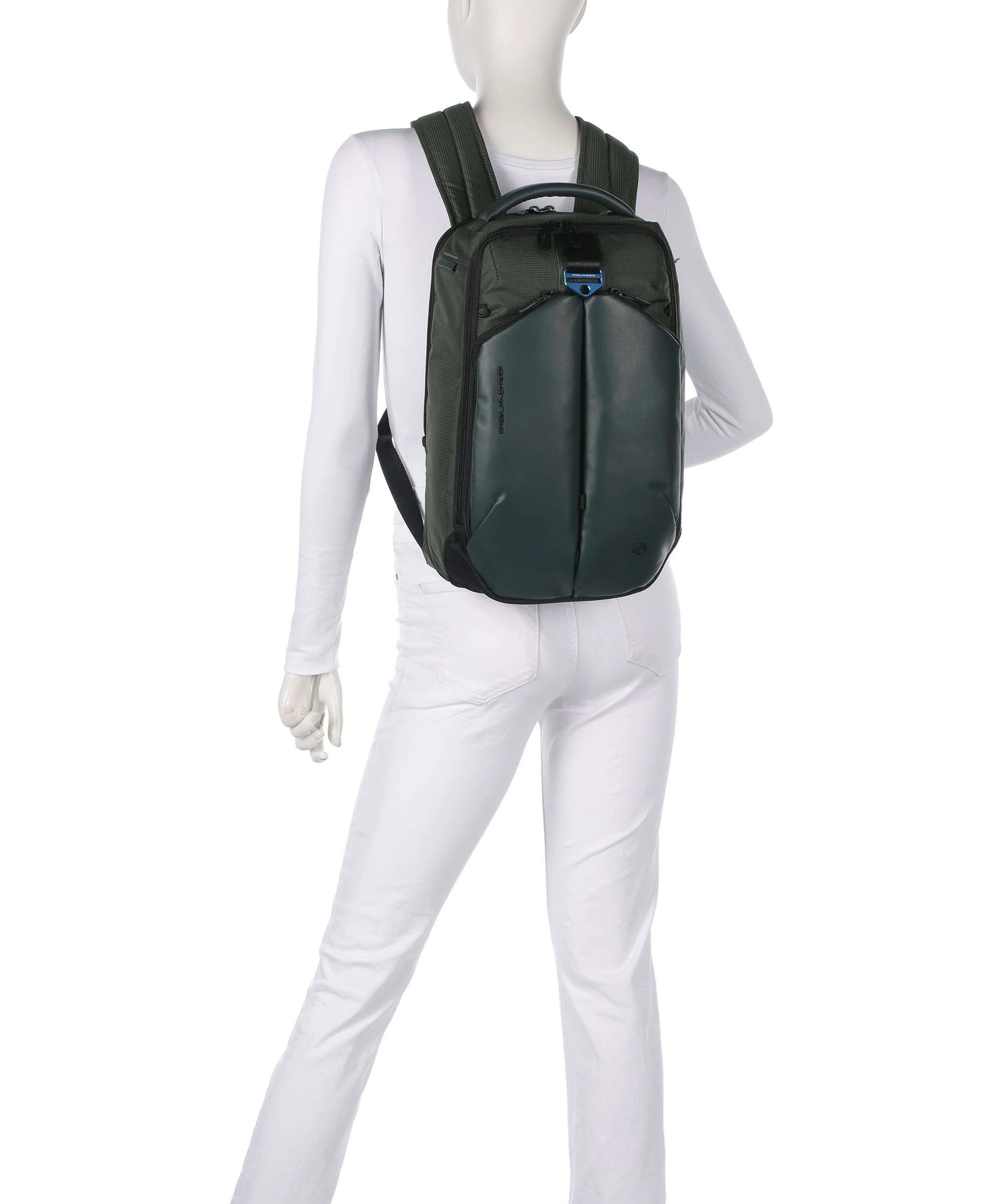 Piquadro S137 Plecak green - Image 3