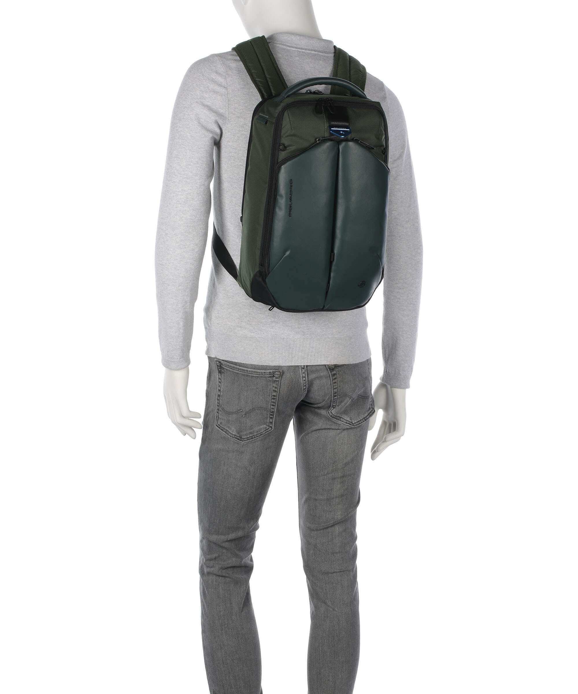 Piquadro S137 Plecak green - Image 4