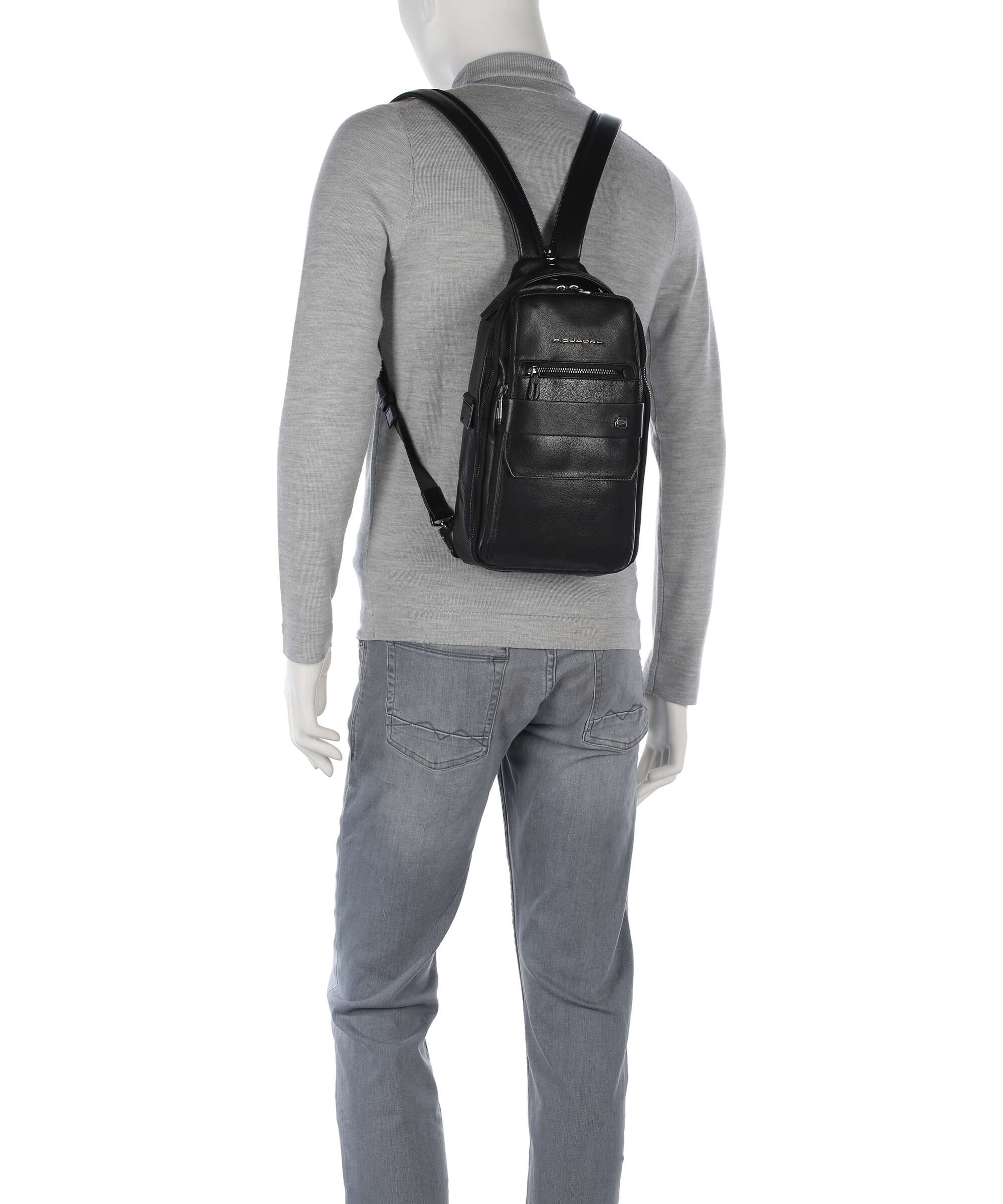 Piquadro Solm Plecak na jedno ramię black - Image 3
