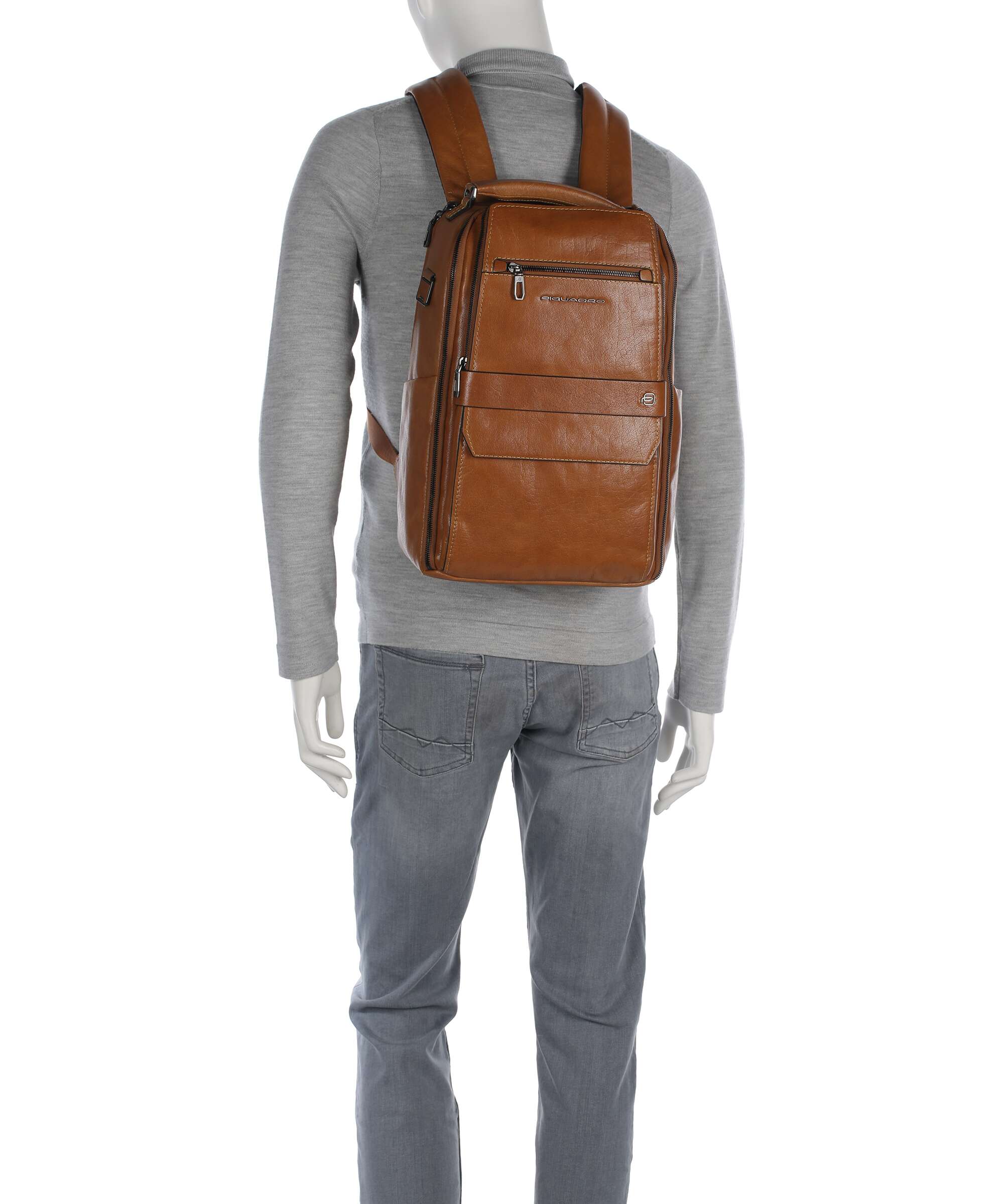 Piquadro Solm Plecak na laptopa beige - Image 3
