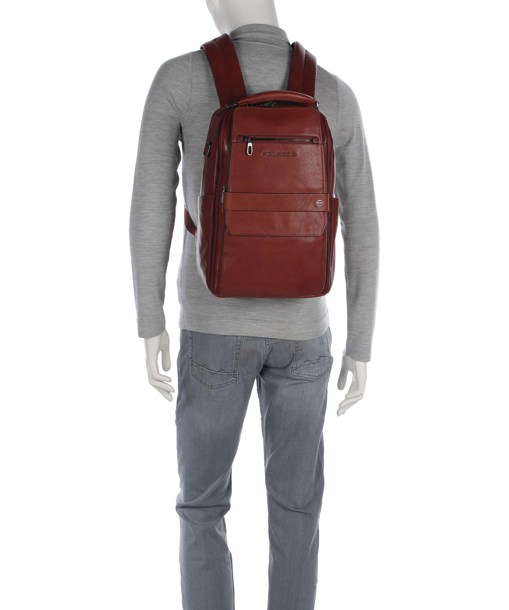Piquadro Solm Plecak na laptopa cuoio - Image 3
