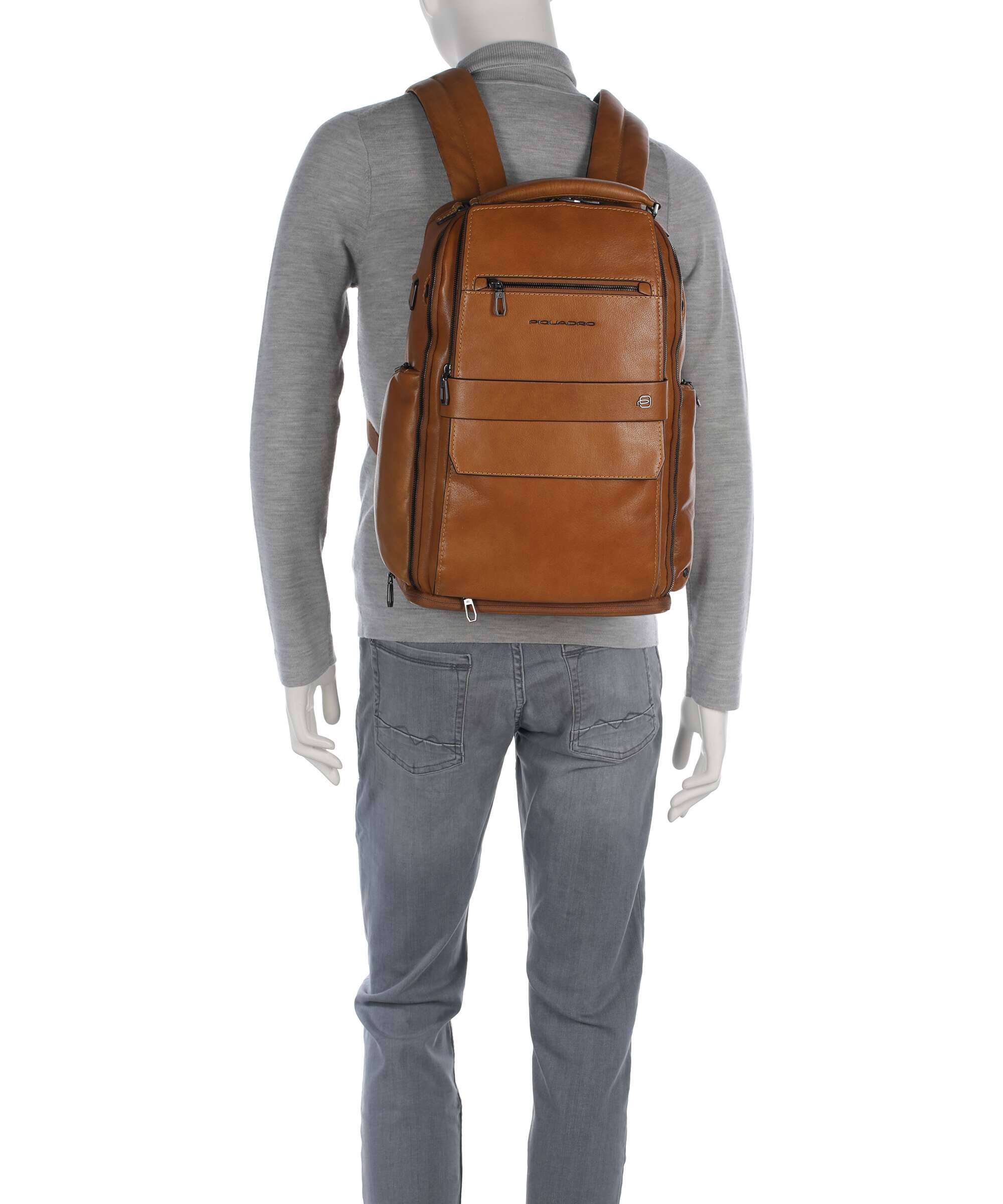 Piquadro Solm Plecak podróżny beige - Image 3