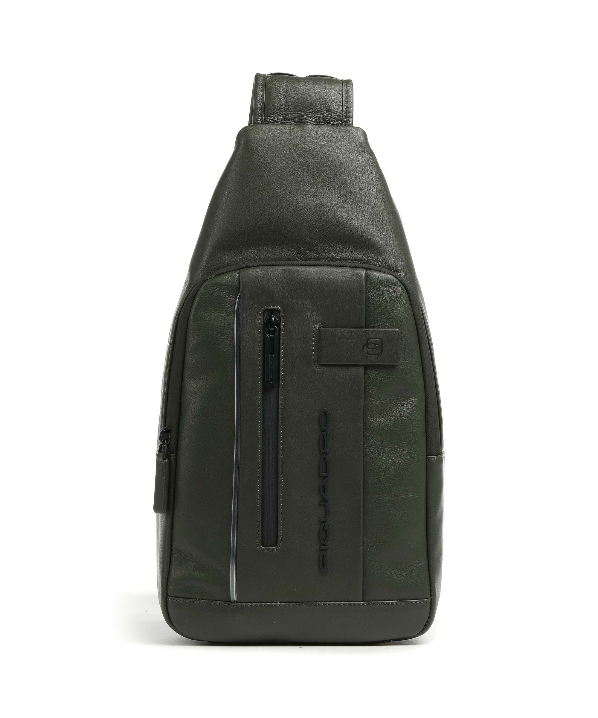 Piquadro Urban LED Plecak na jedno ramię forest green