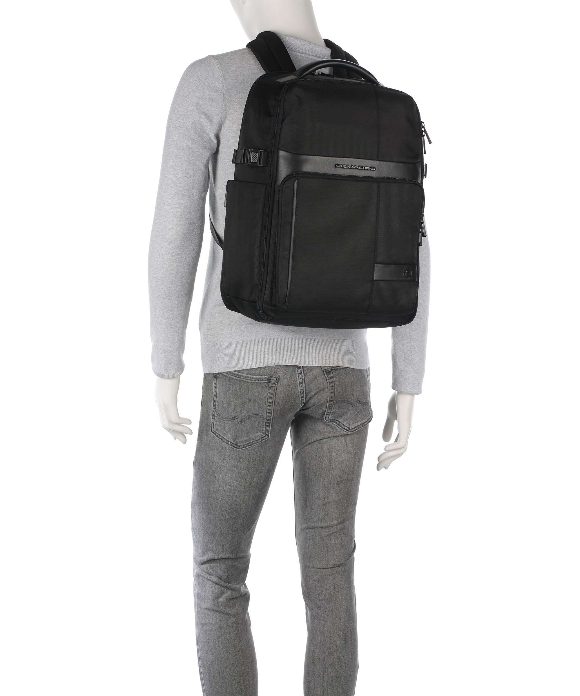 Piquadro W129 Plecak nero - Image 3