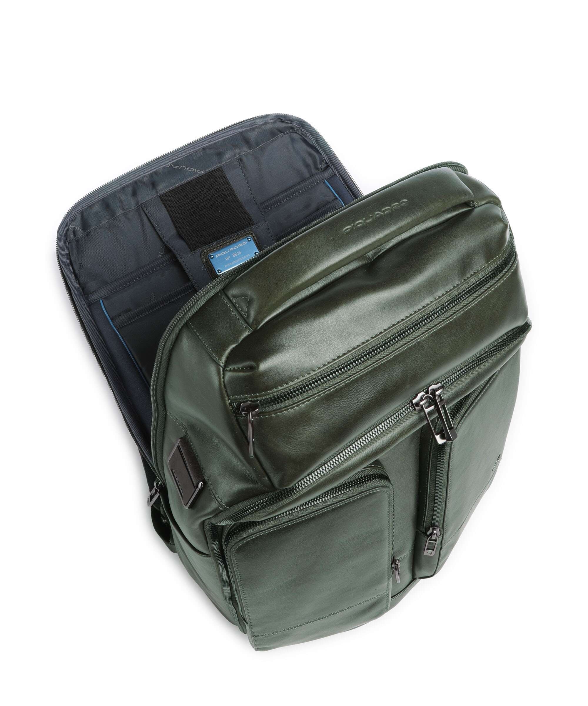 Piquadro W136 Plecak verde - Image 5