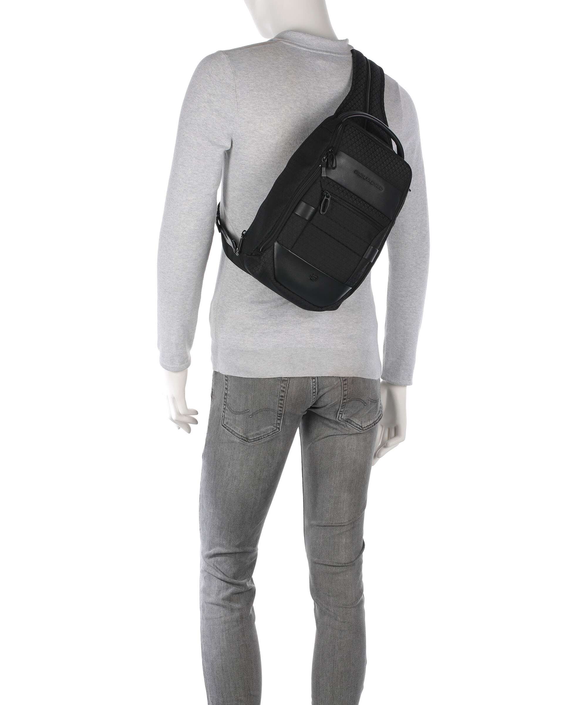 Piquadro W139 Plecak na jedno ramię nero - Image 4