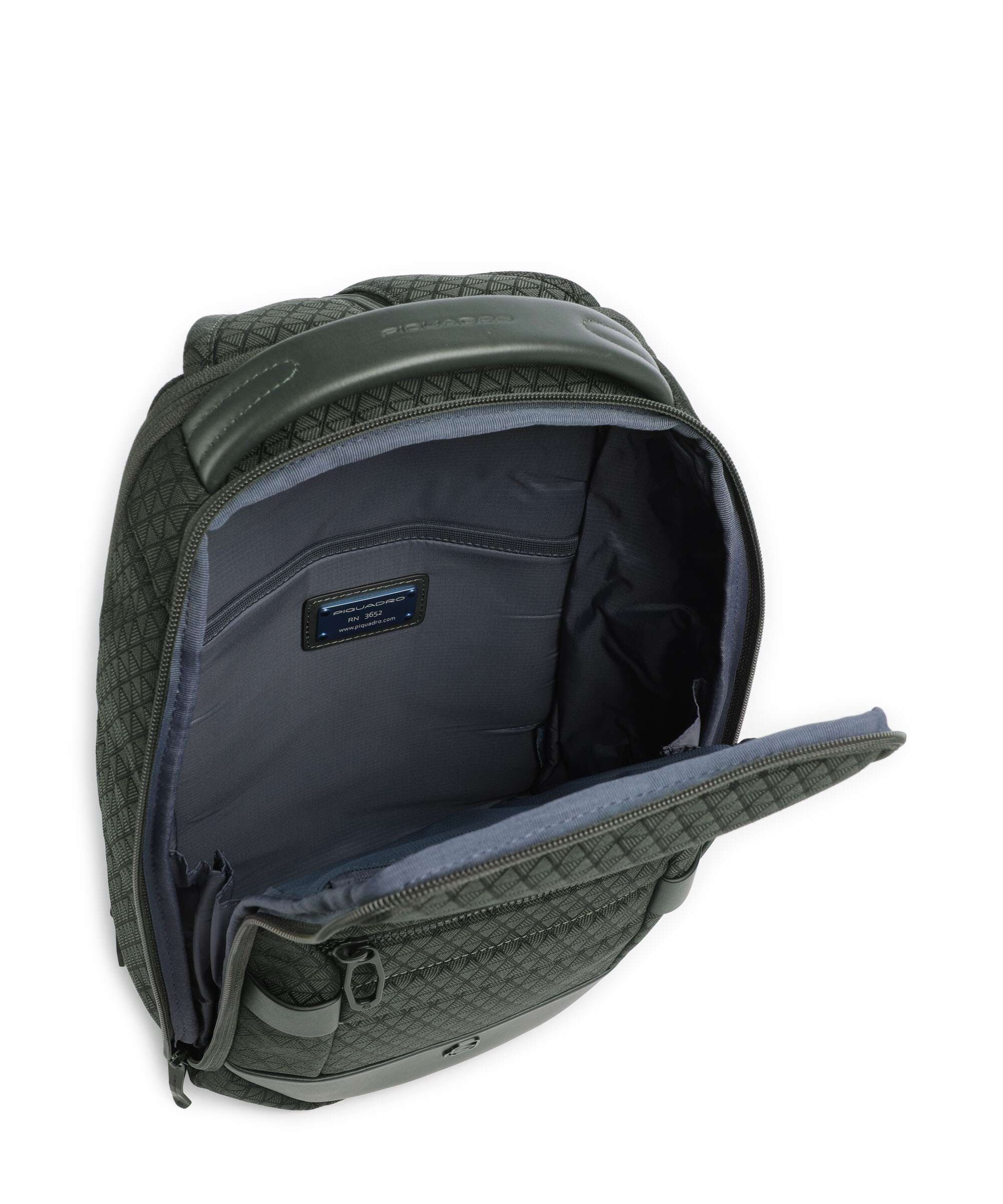 Piquadro W139 Plecak na jedno ramię verde - Image 7
