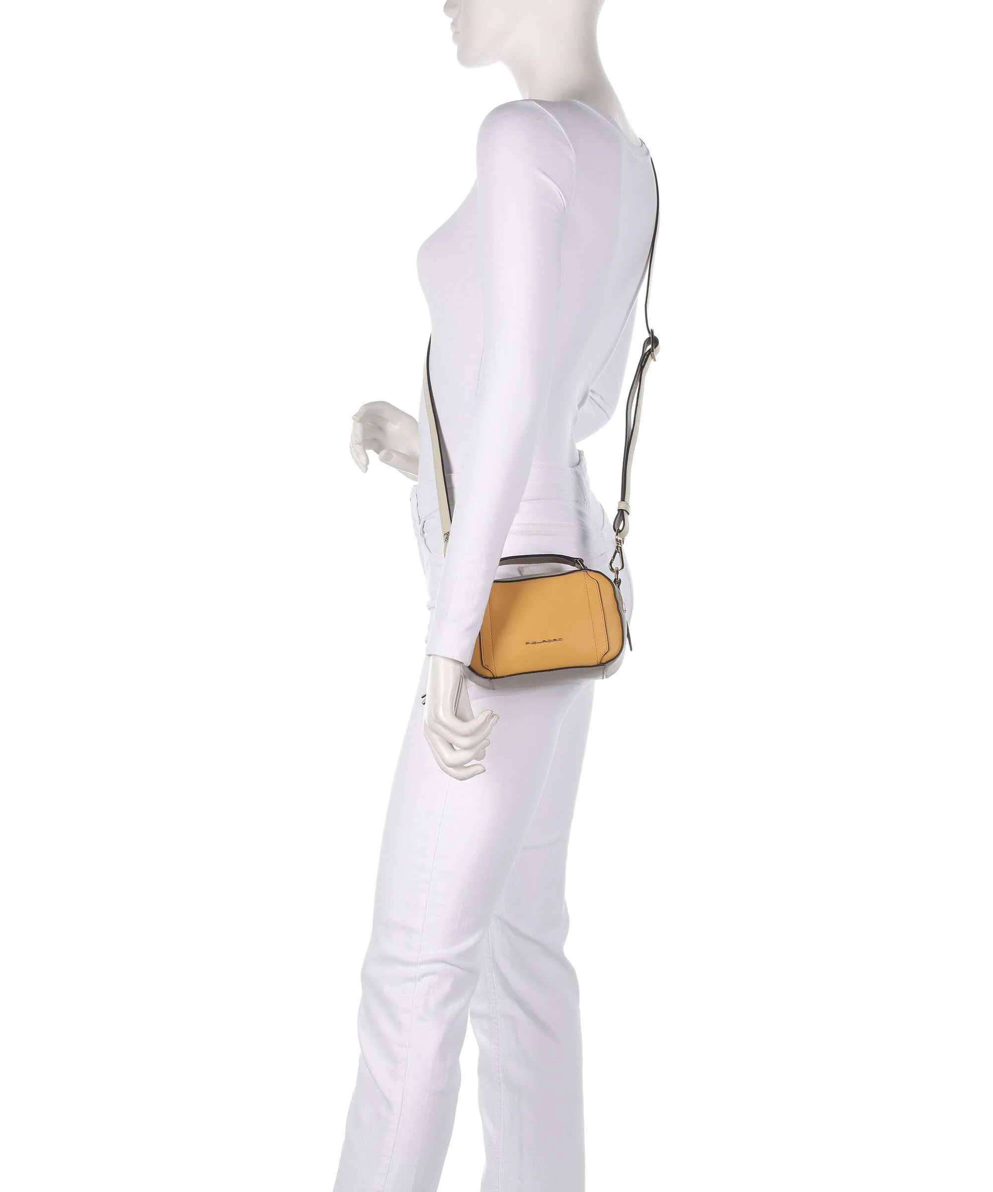 Piquadro W92 Torba przez ramię yellow/beige - Image 3