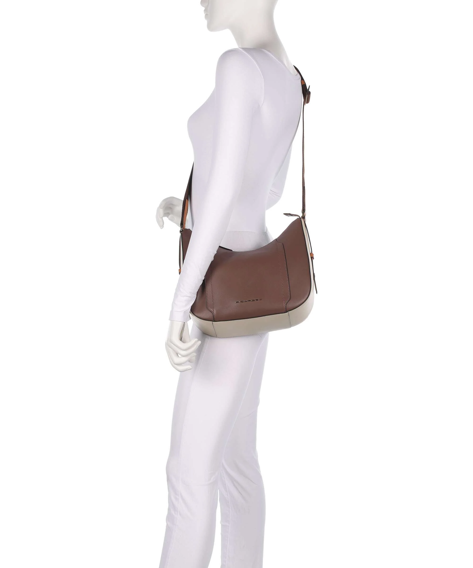 Piquadro W92 Torba przez ramię marrone/beige - Image 3
