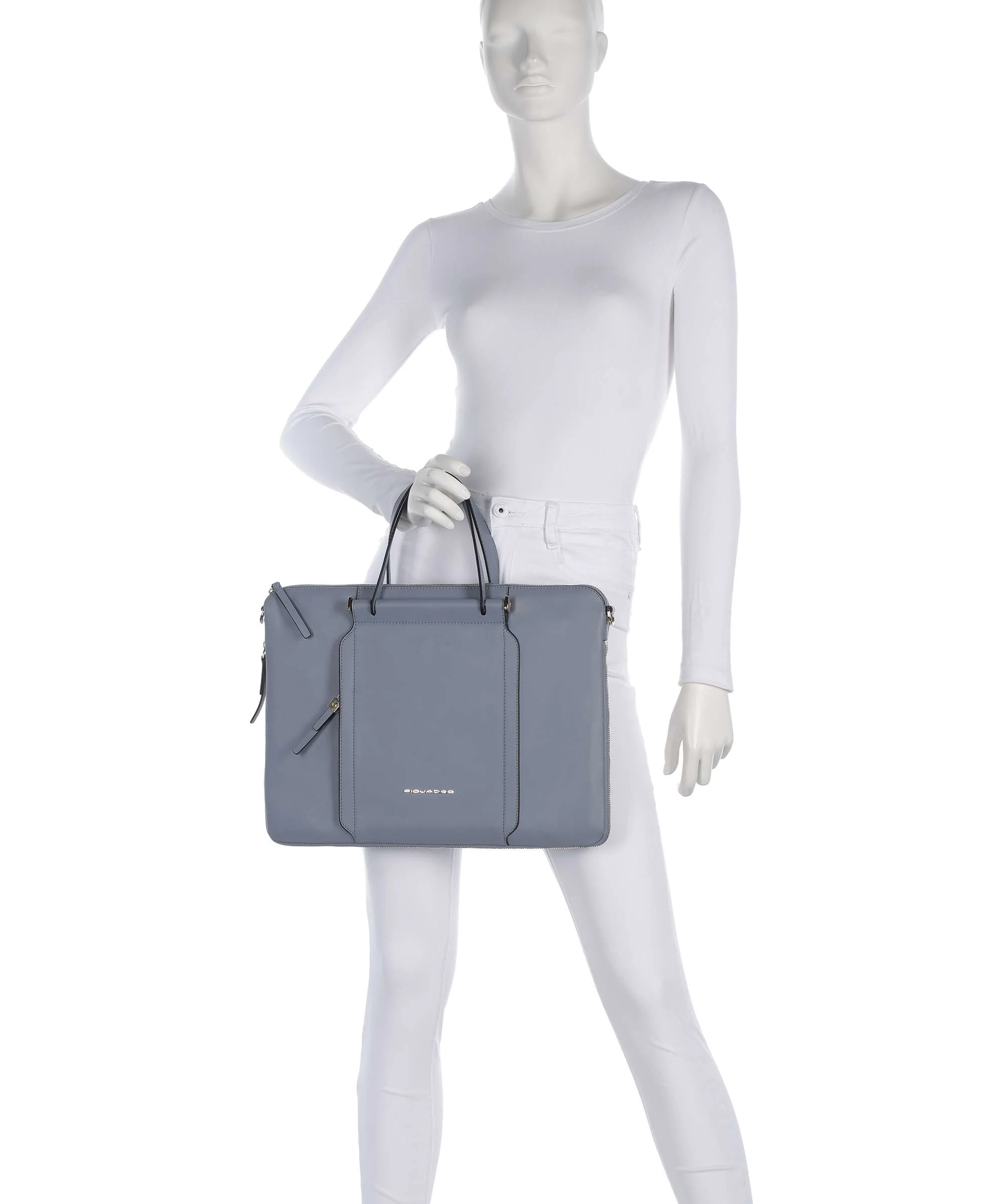 Piquadro W92T Aktówka light blue - Image 3