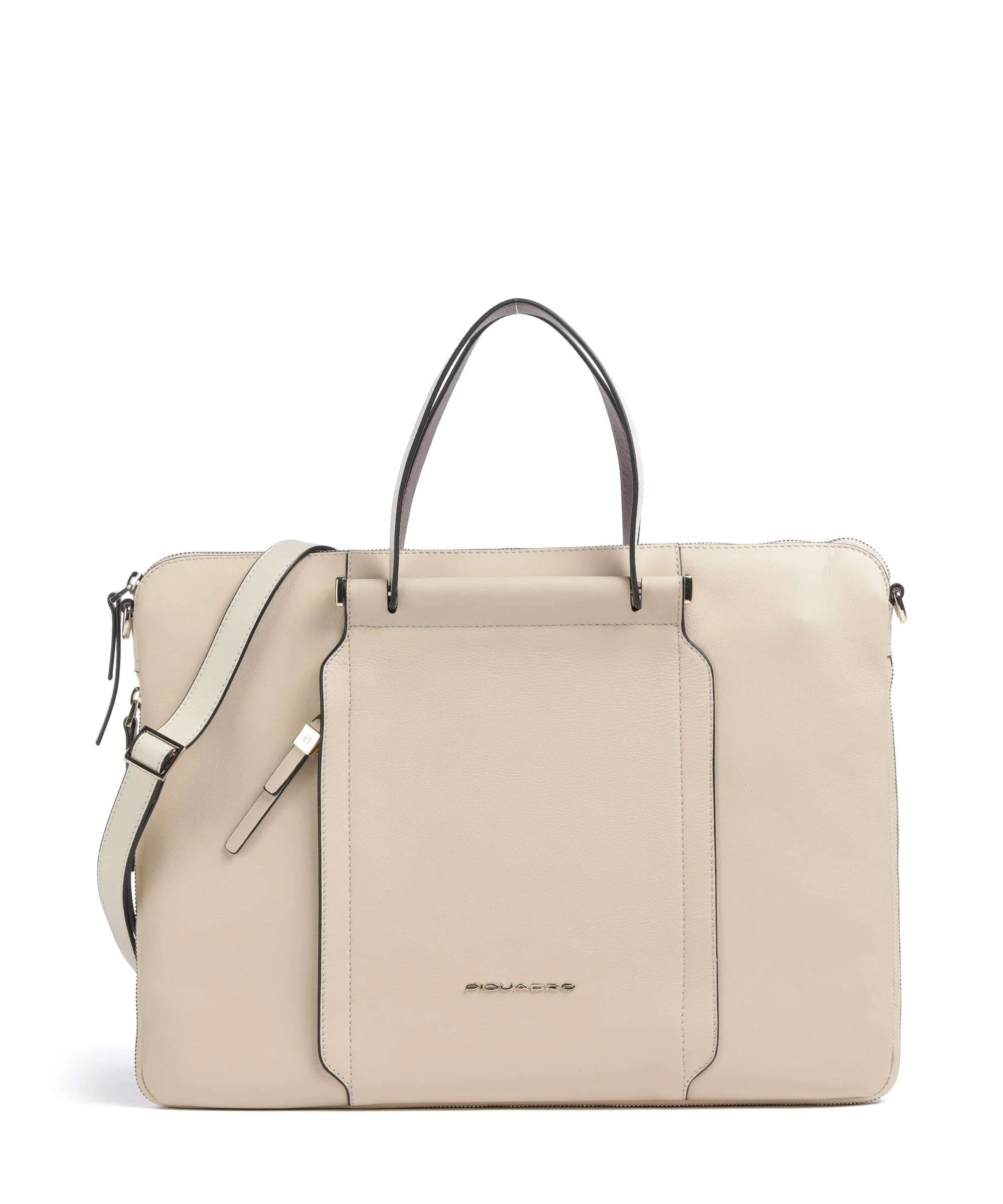 Piquadro W92T Aktówka beige/cuoio
