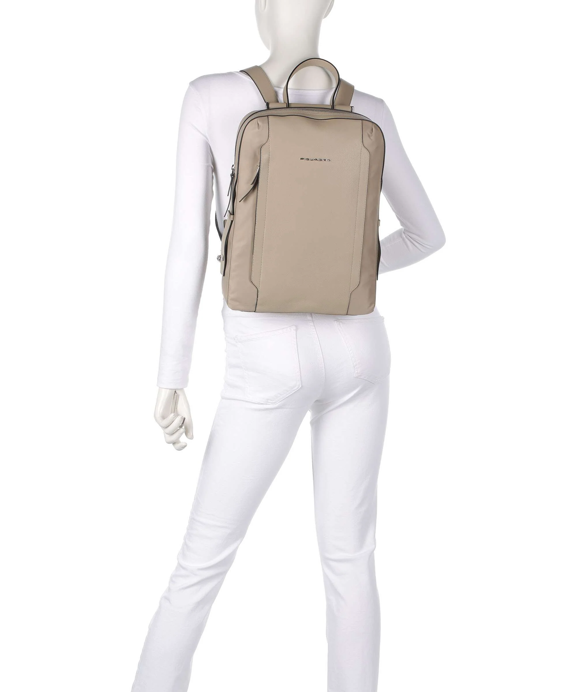 Piquadro W92T Plecak beige - Image 3