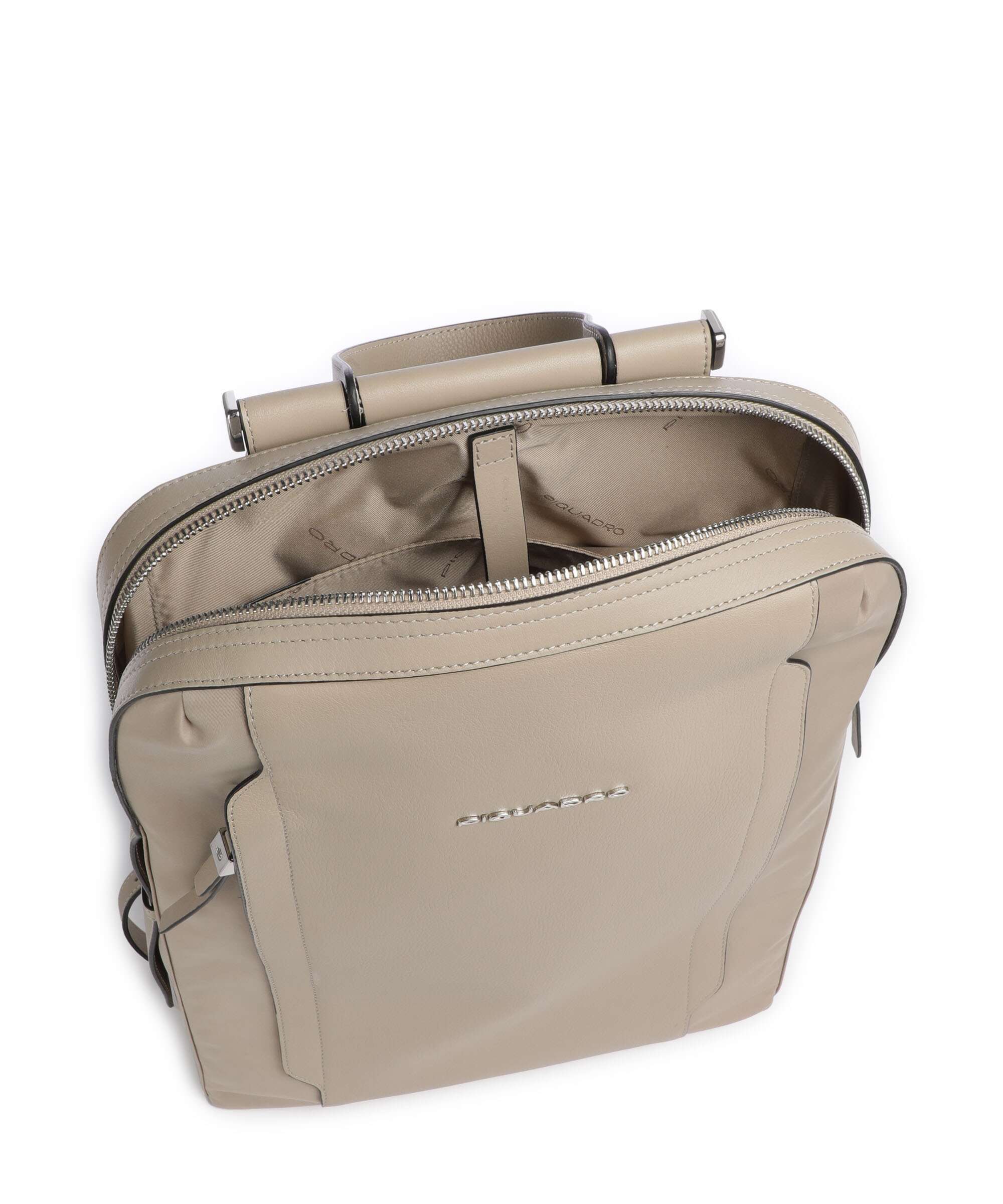 Piquadro W92T Plecak beige - Image 6