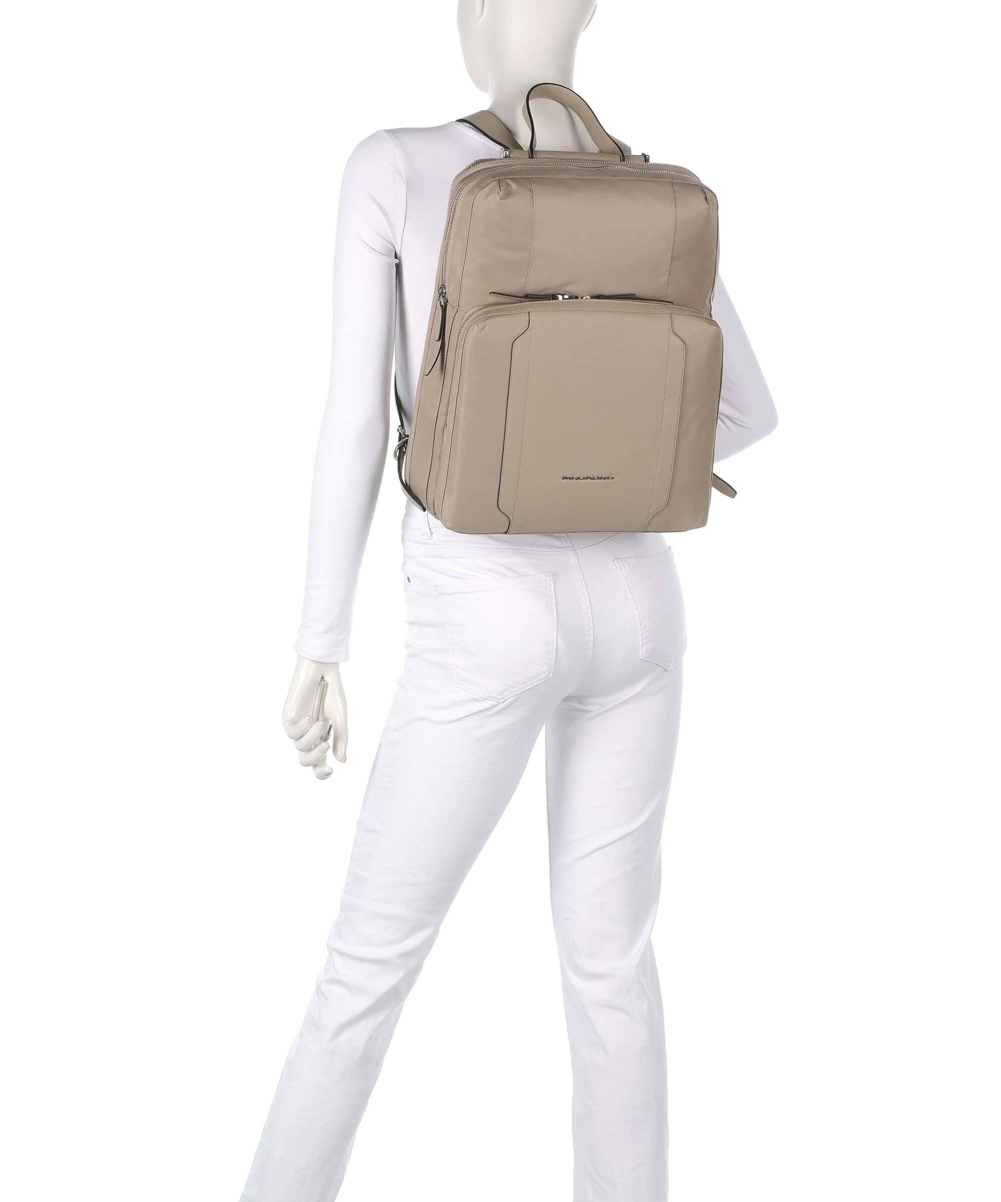 Piquadro W92T Plecak beige - Image 3