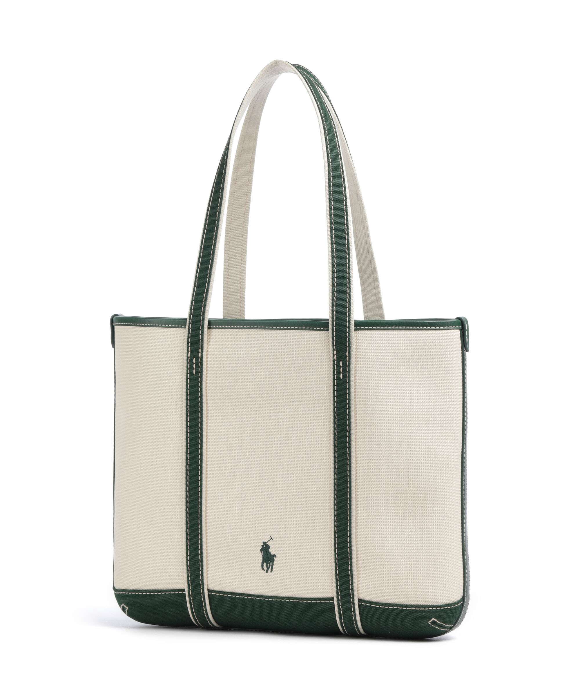 Polo Ralph Lauren Bear Fall Torba na zakupy ecru/northwest pine - Image 2