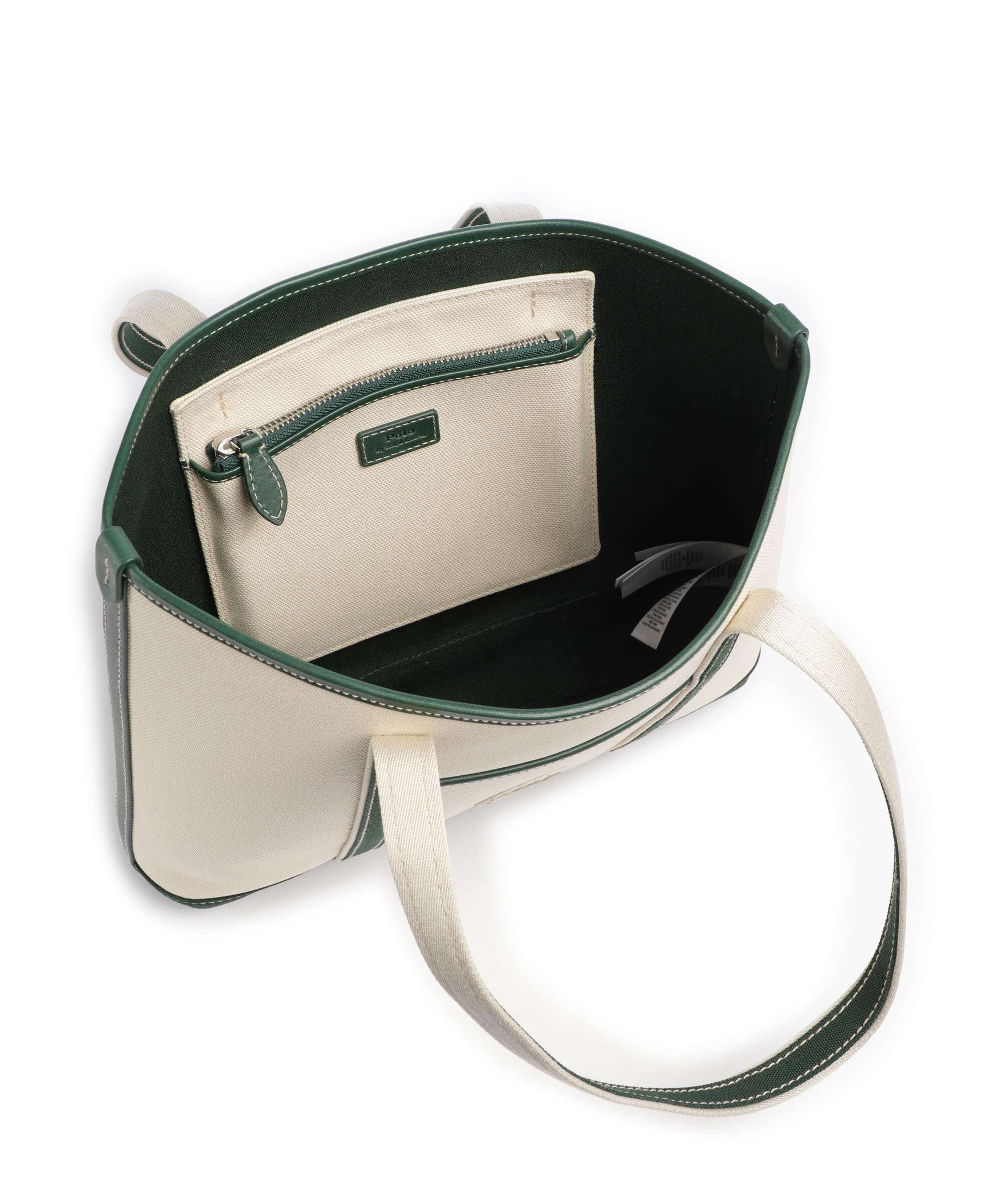 Polo Ralph Lauren Bear Fall Torba na zakupy ecru/northwest pine - Image 6