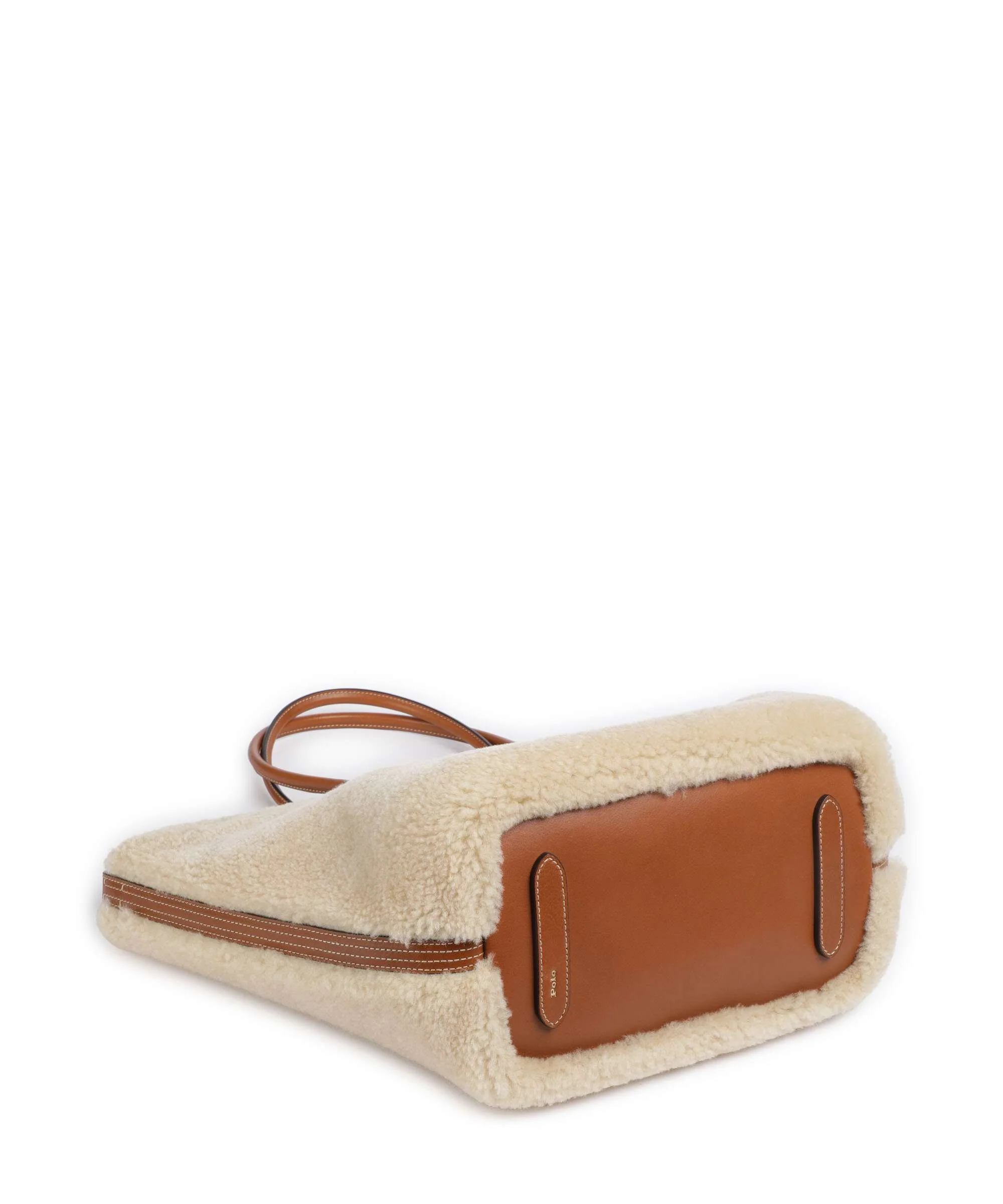 Polo Ralph Lauren Bellport Medium Torba na zakupy cream/cuoio - Image 5