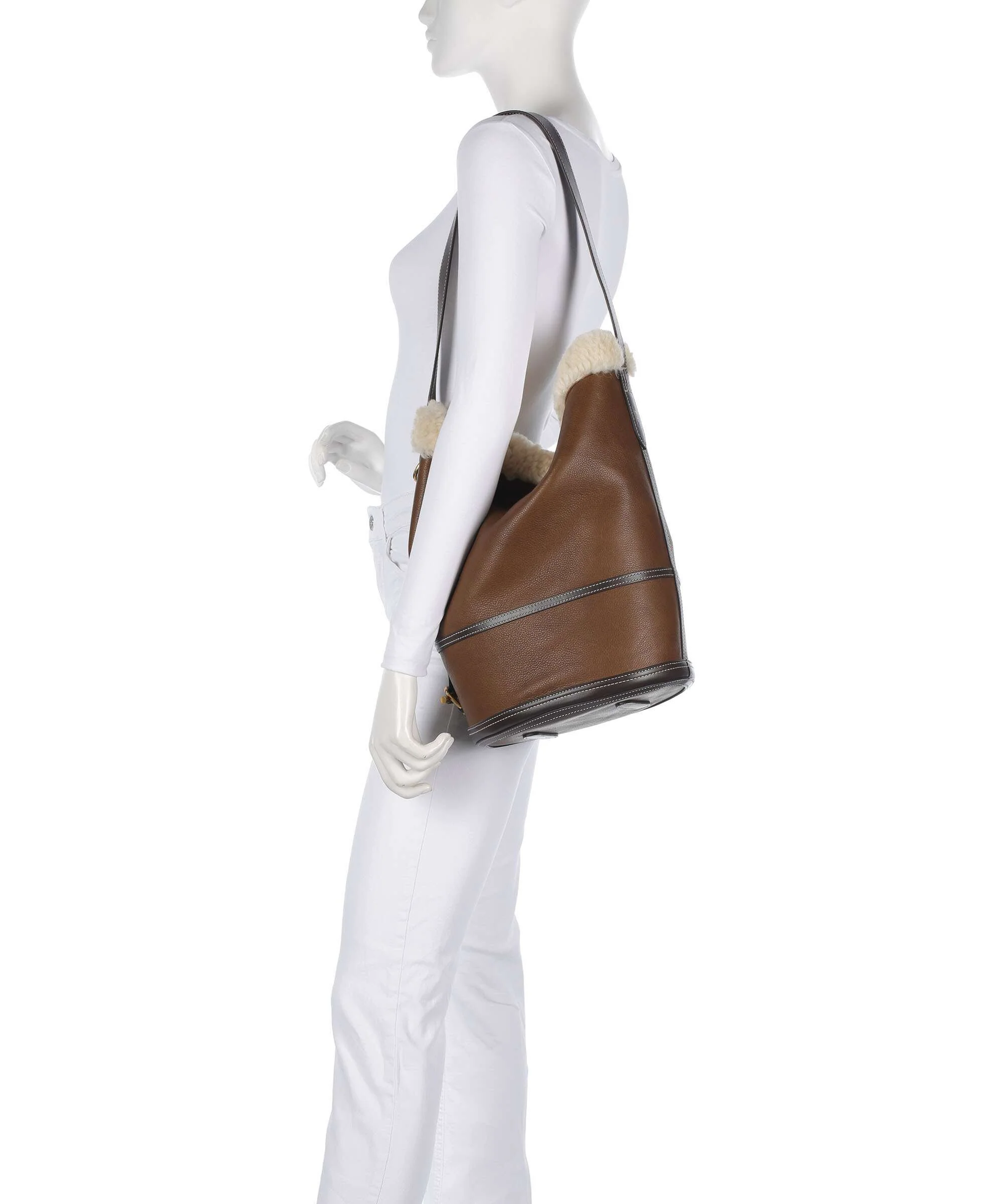 Polo Ralph Lauren Bellport Medium Torebka worek luggage/cream - Image 3