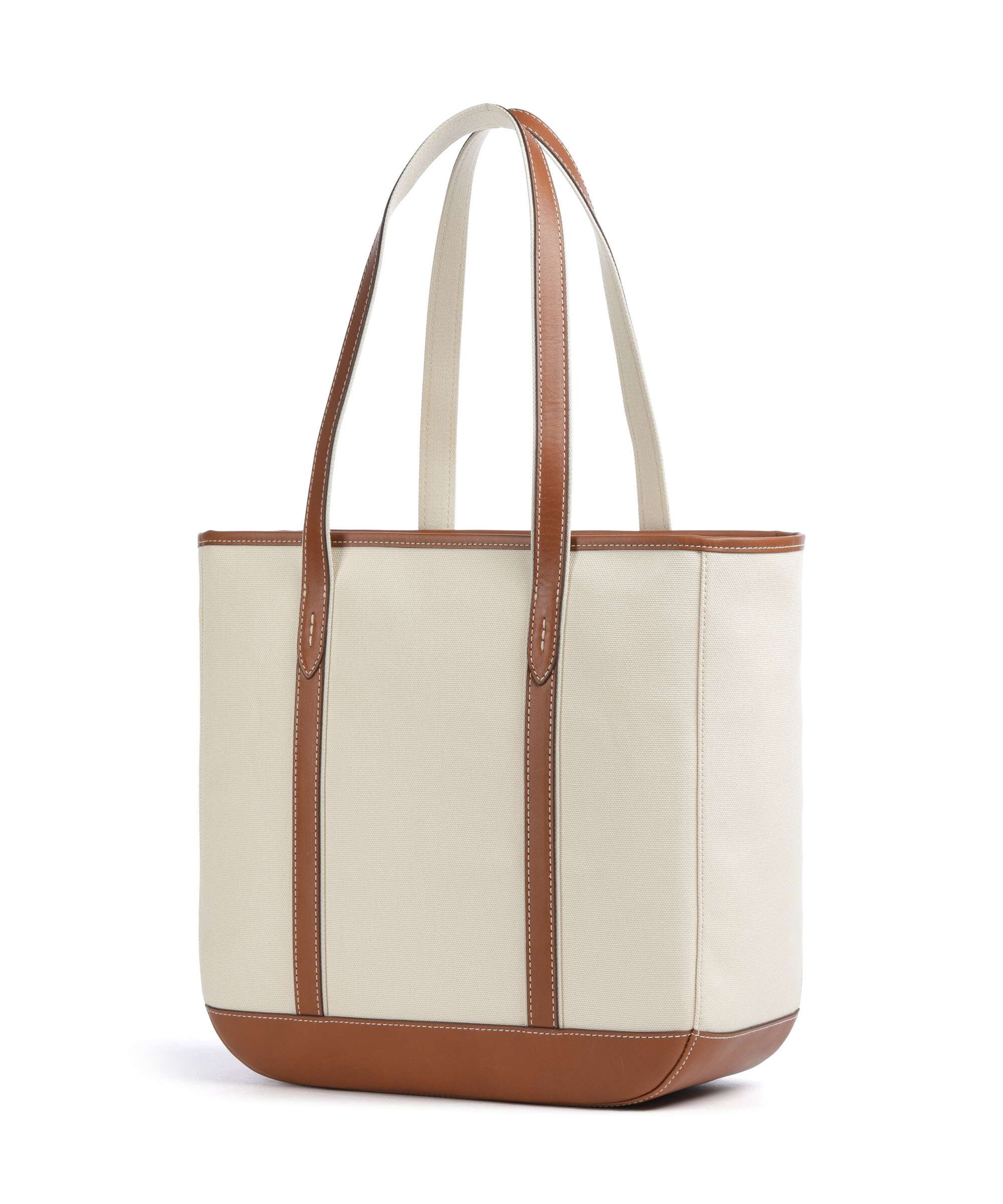 Polo Ralph Lauren Canvas Medium Torba na zakupy ecru/cuoio - Image 2