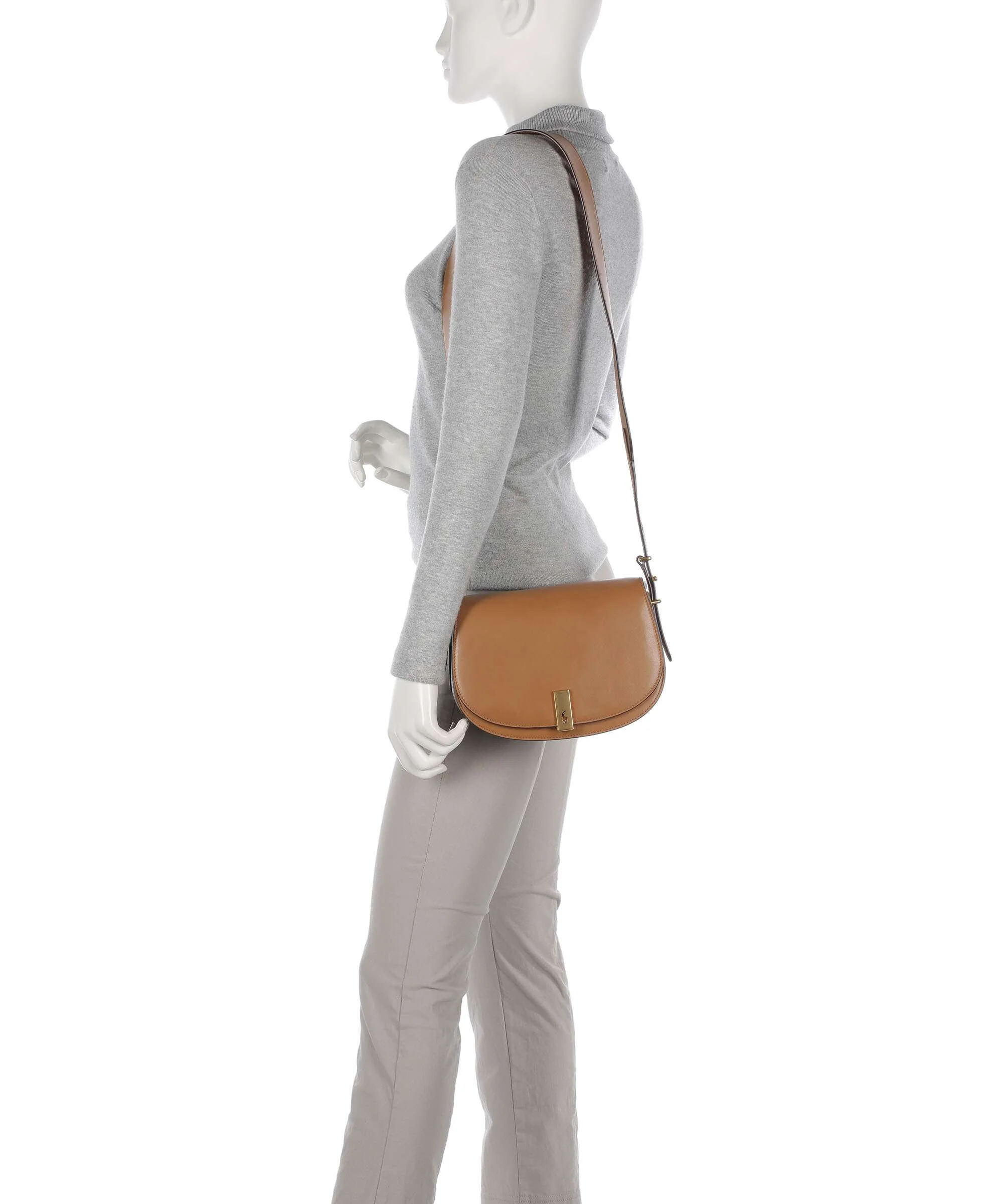Polo Ralph Lauren ID Collection Medium Torba przez ramię tan - Image 3