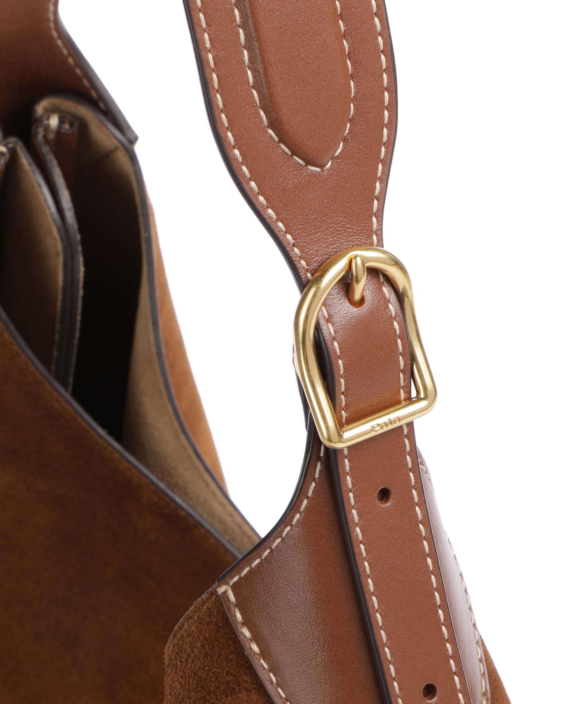 Polo Ralph Lauren ID Collection Medium Torebka worek cinnamon/cuoio - Image 4