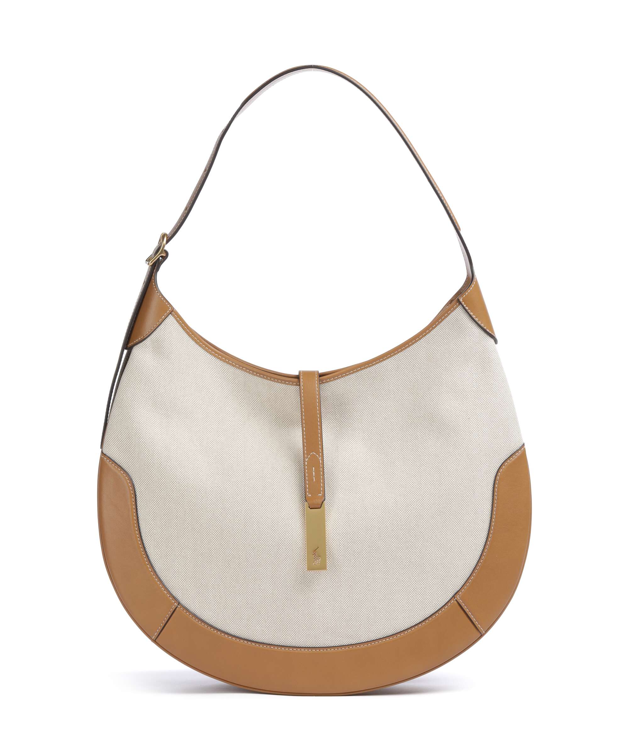 Polo Ralph Lauren ID Collection Medium Torebka worek natural/tan