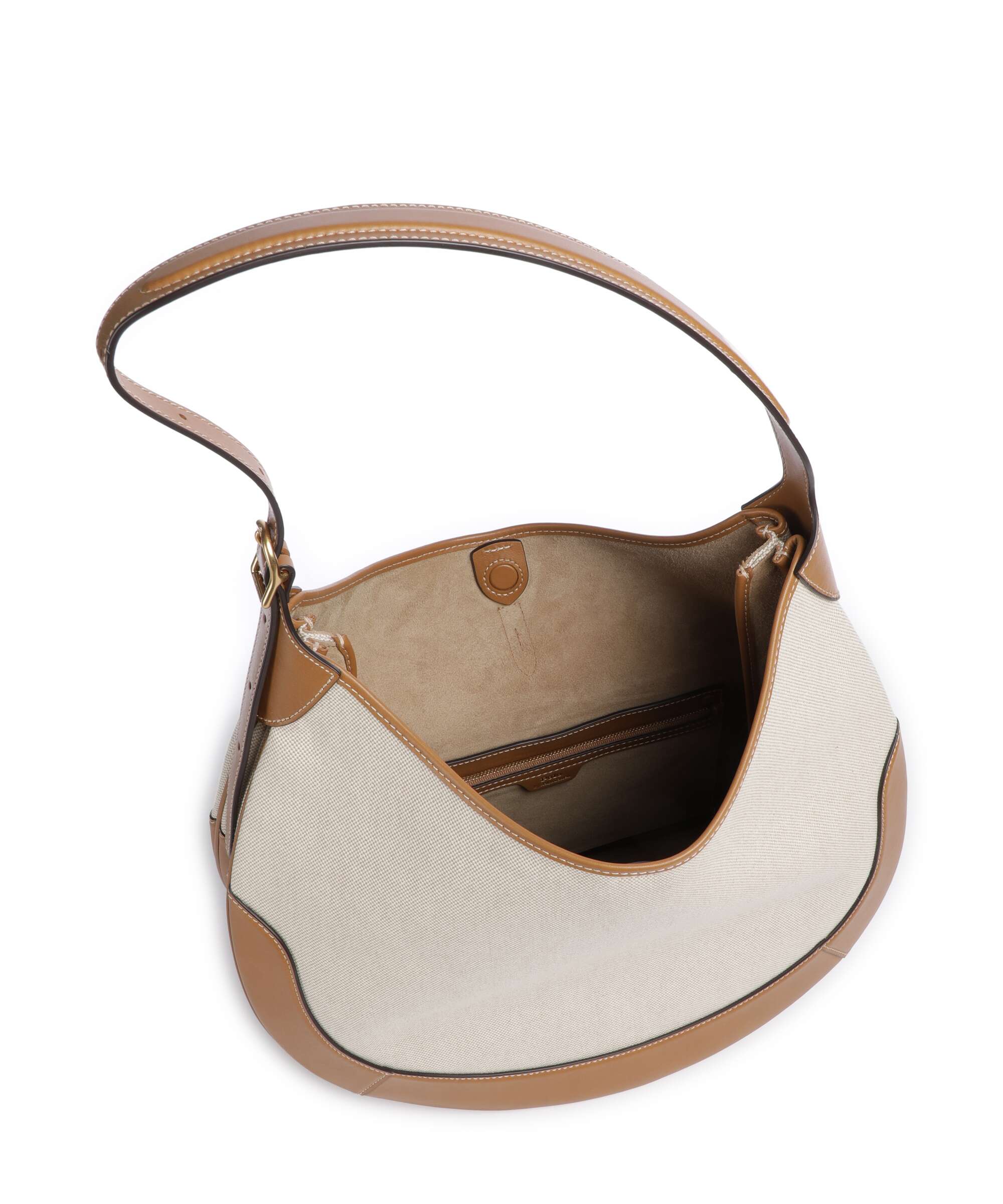 Polo Ralph Lauren ID Collection Medium Torebka worek natural/tan - Image 6