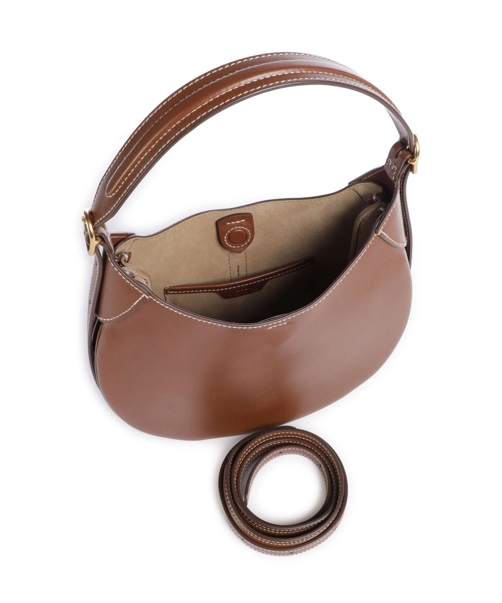 Polo Ralph Lauren ID Collection Small Torba na ramię cuoio - Image 6