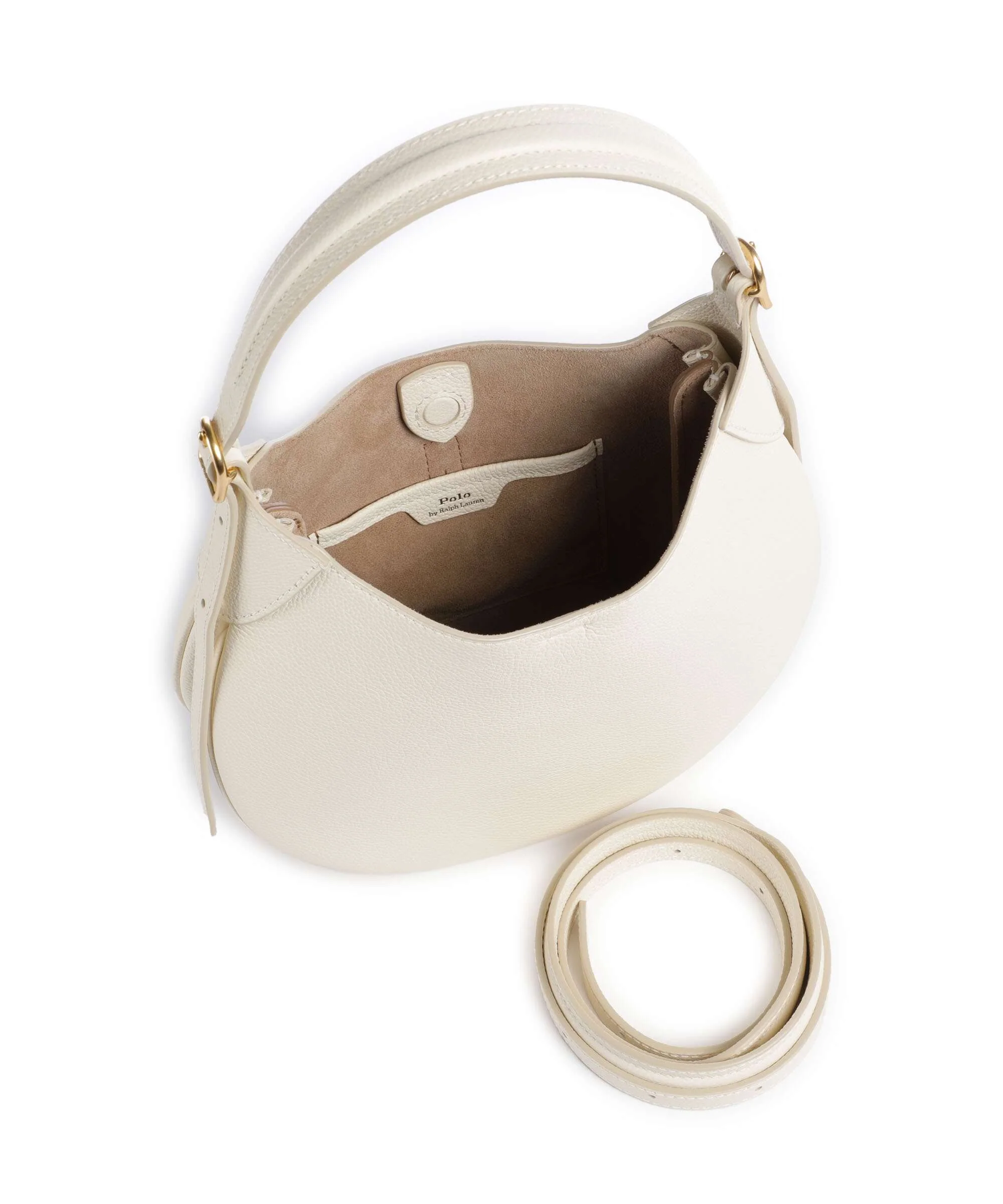 Polo Ralph Lauren ID Collection Small Torebka worek ivory - Image 6
