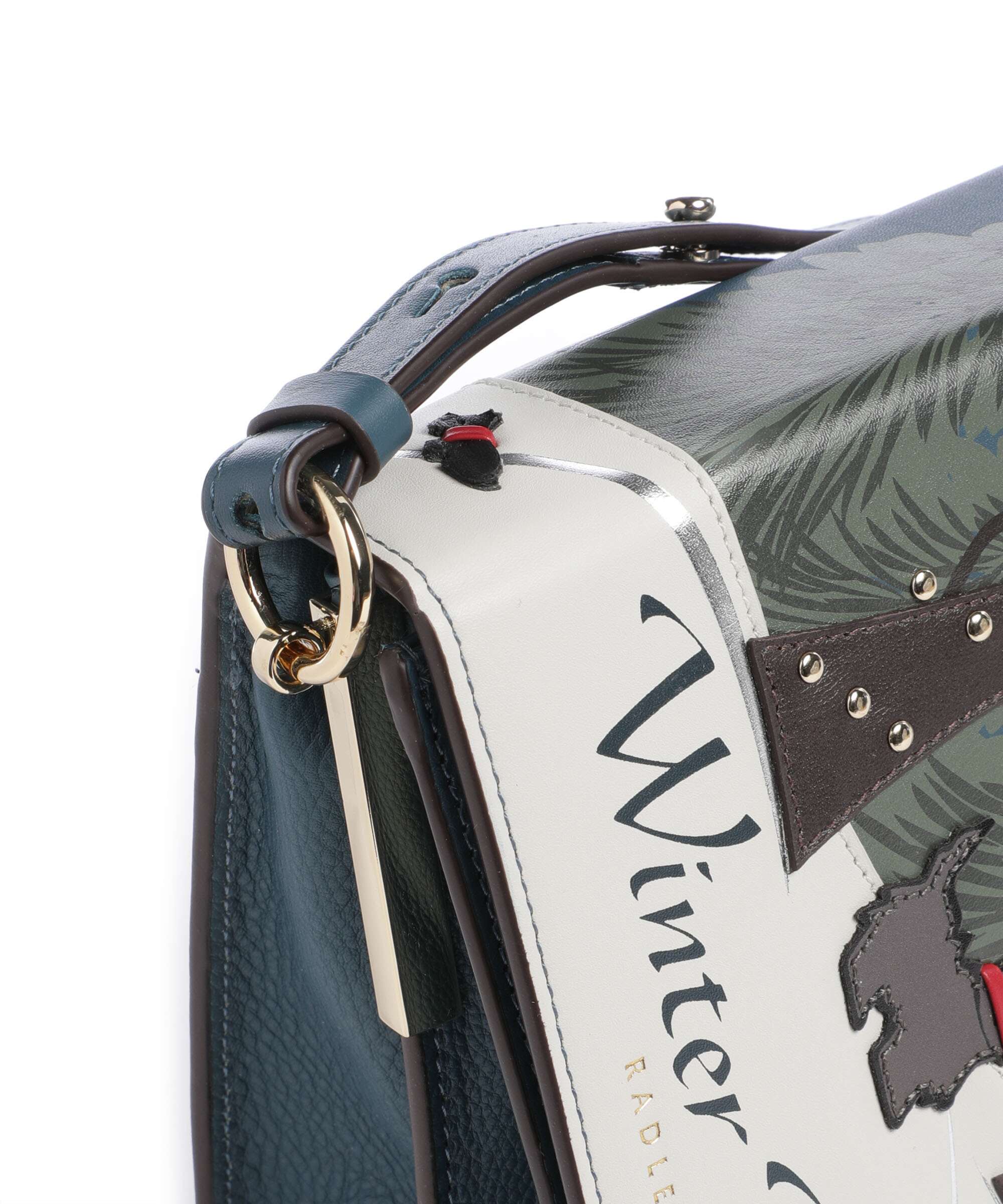 Radley London Book Street Winter Tales Torba przez ramię teal - Image 4