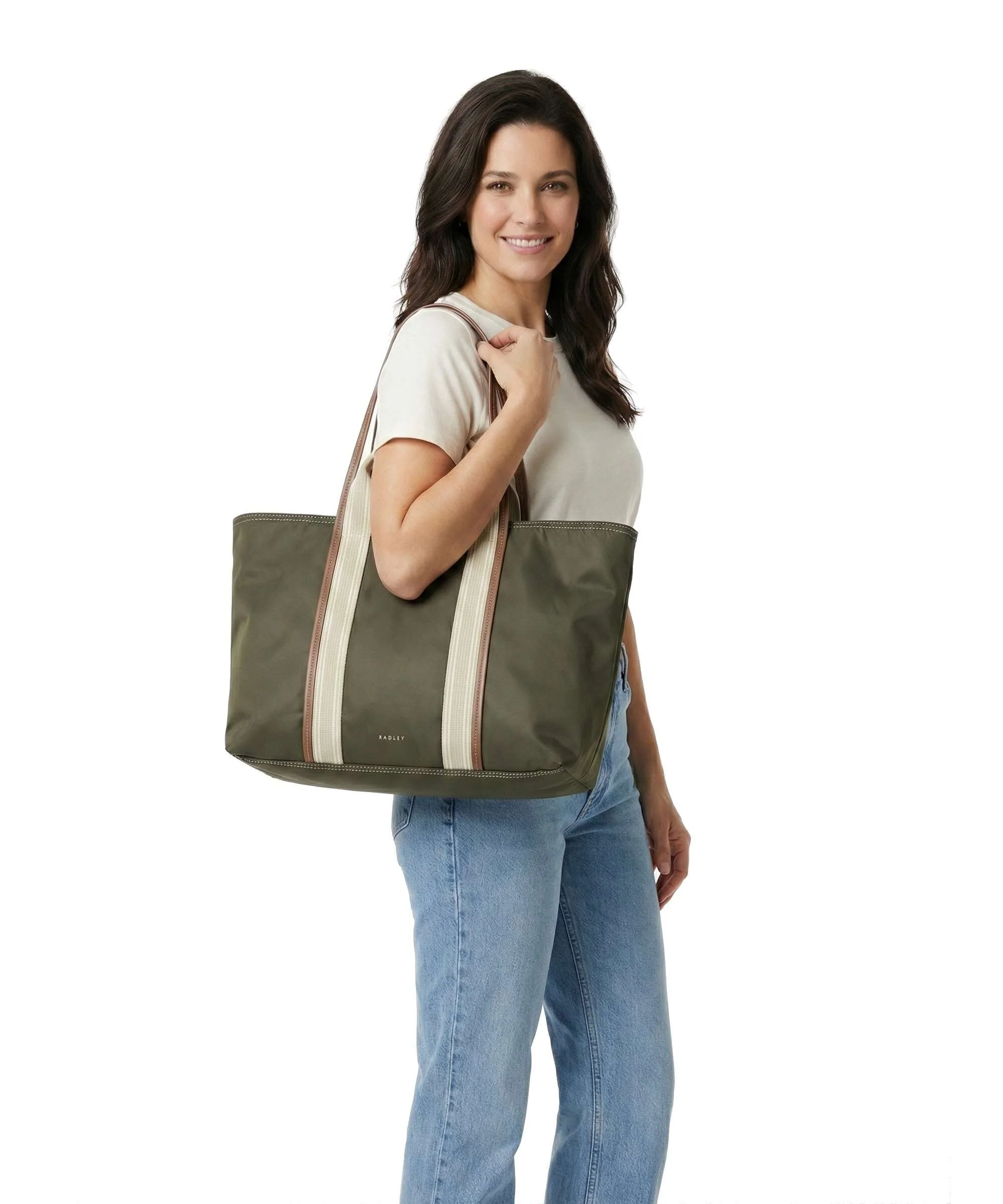 Radley London Halley Row Torba na zakupy olive - Image 3