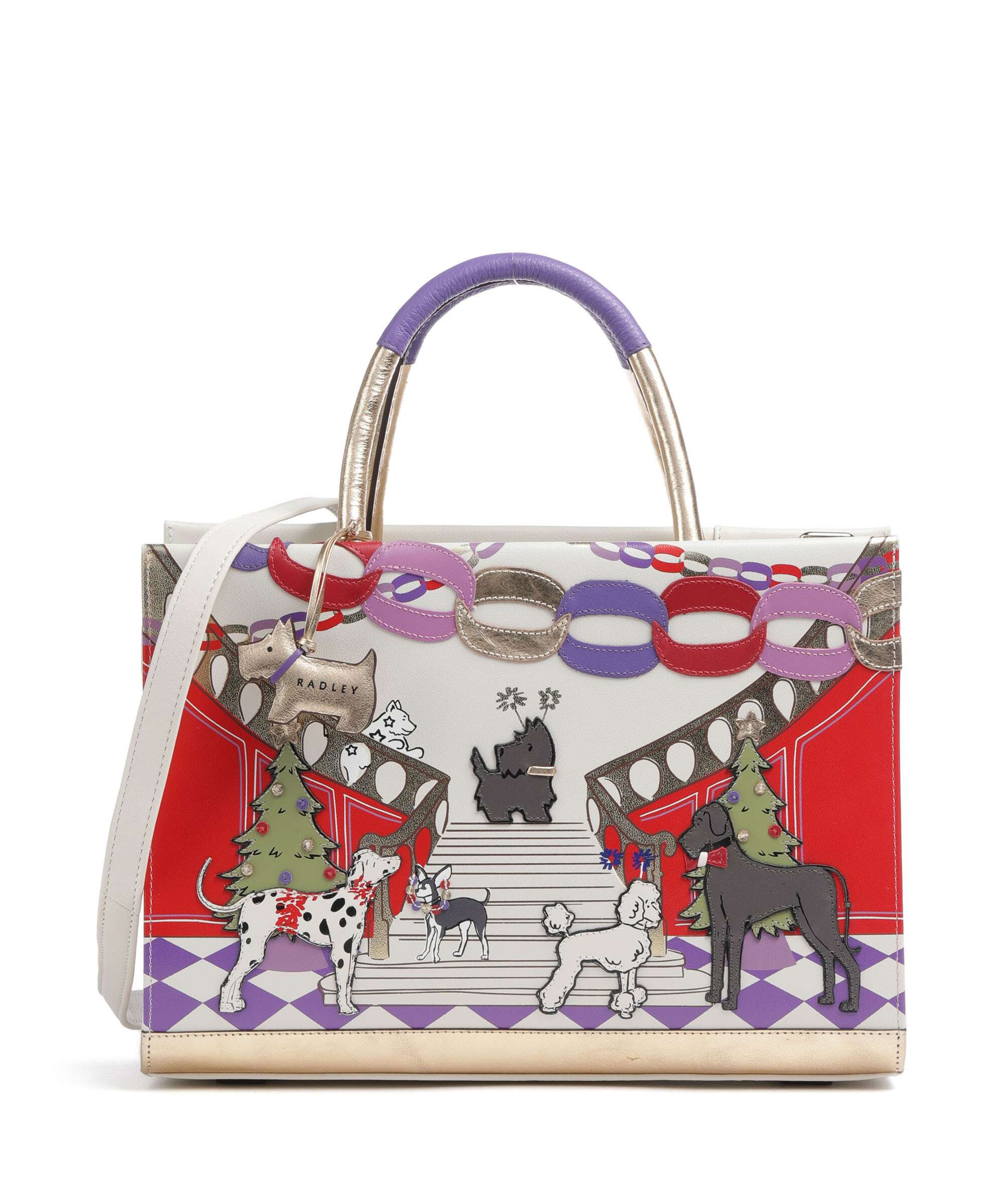 Radley London Picture Party Pals Torebka amethyst