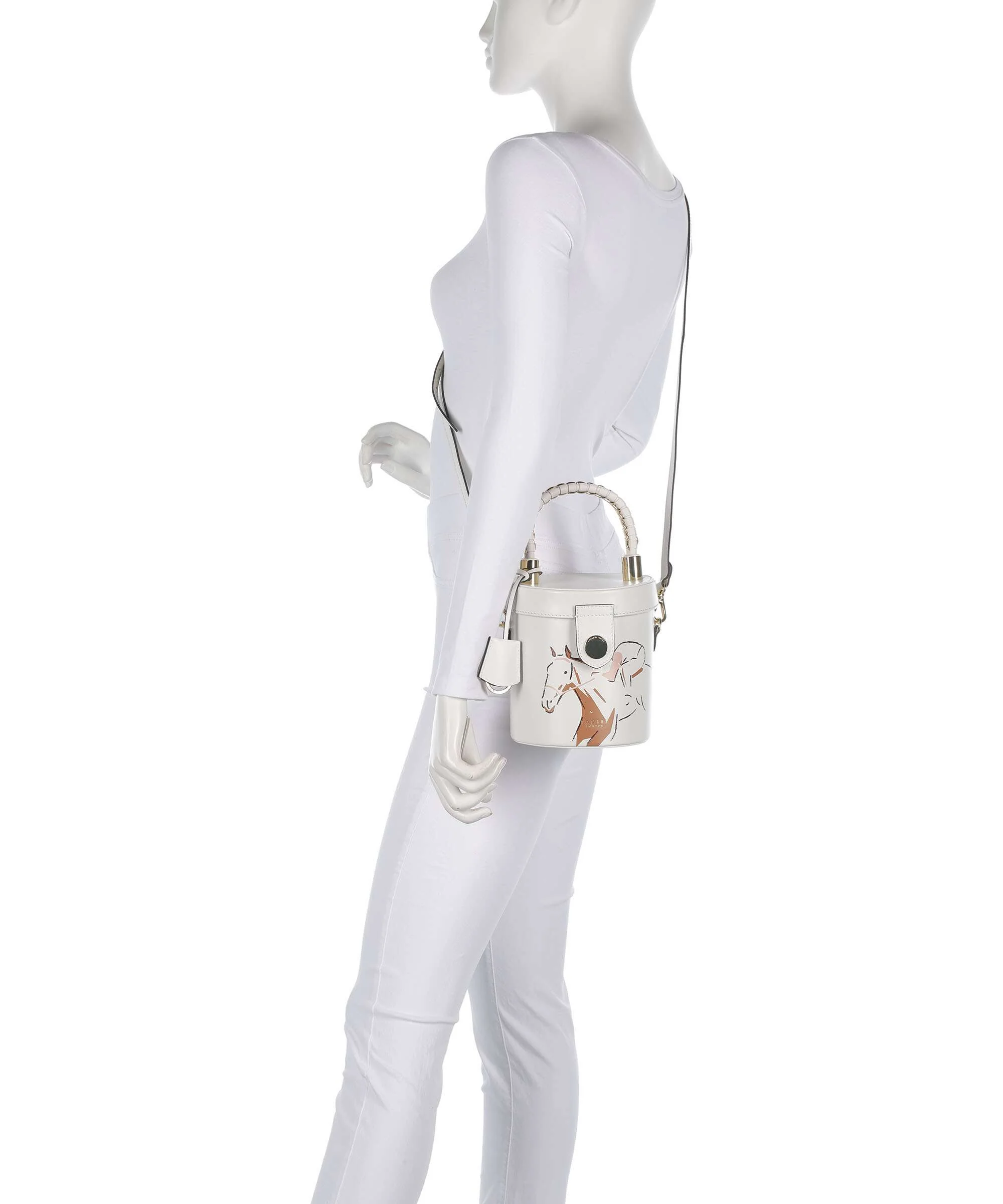 Radley London Racing Torba przez ramię chalk - Image 3