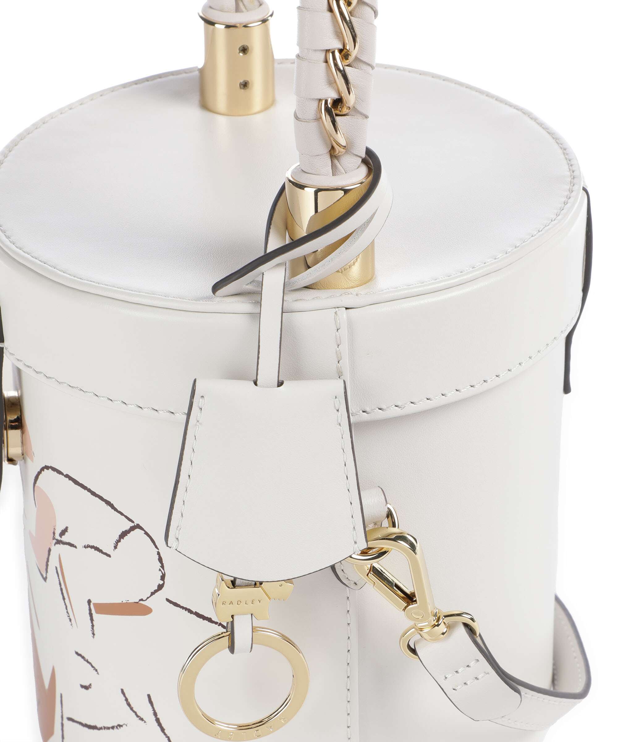 Radley London Racing Torba przez ramię chalk - Image 4