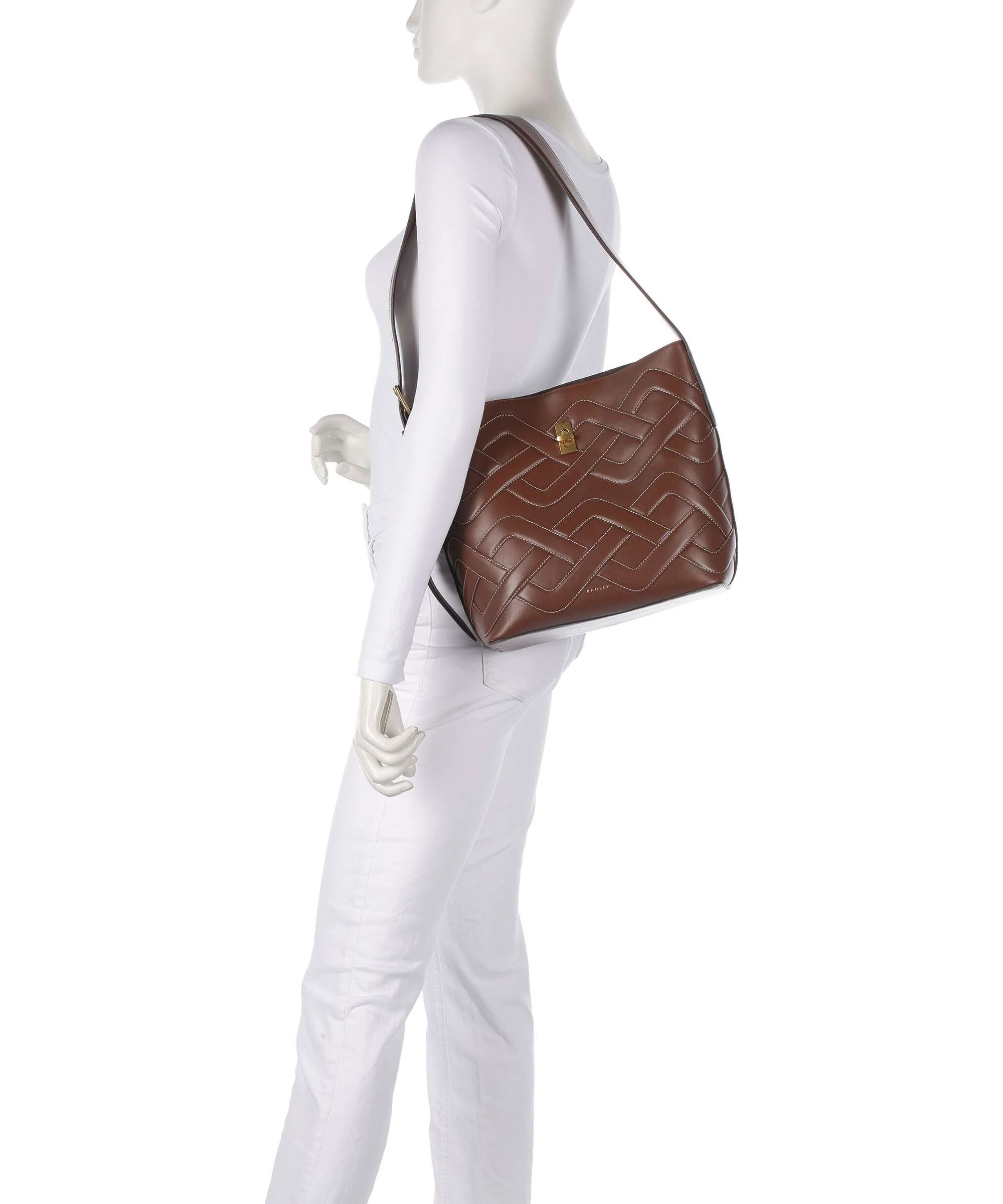Radley London Threadneedle Street Torebka worek tortoise - Image 3